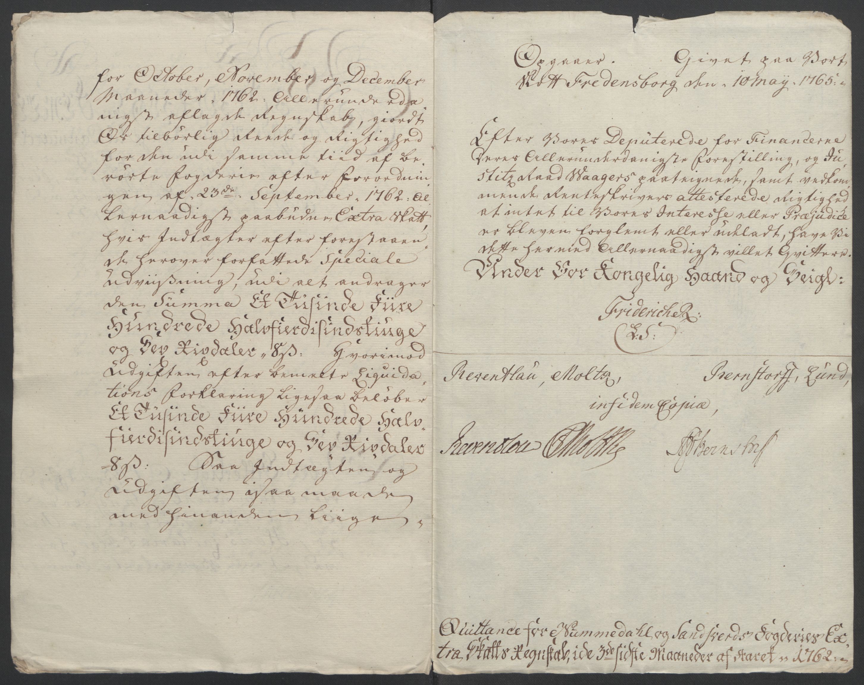 Rentekammeret inntil 1814, Reviderte regnskaper, Fogderegnskap, AV/RA-EA-4092/R24/L1672: Ekstraskatten Numedal og Sandsvær, 1762-1767, p. 11