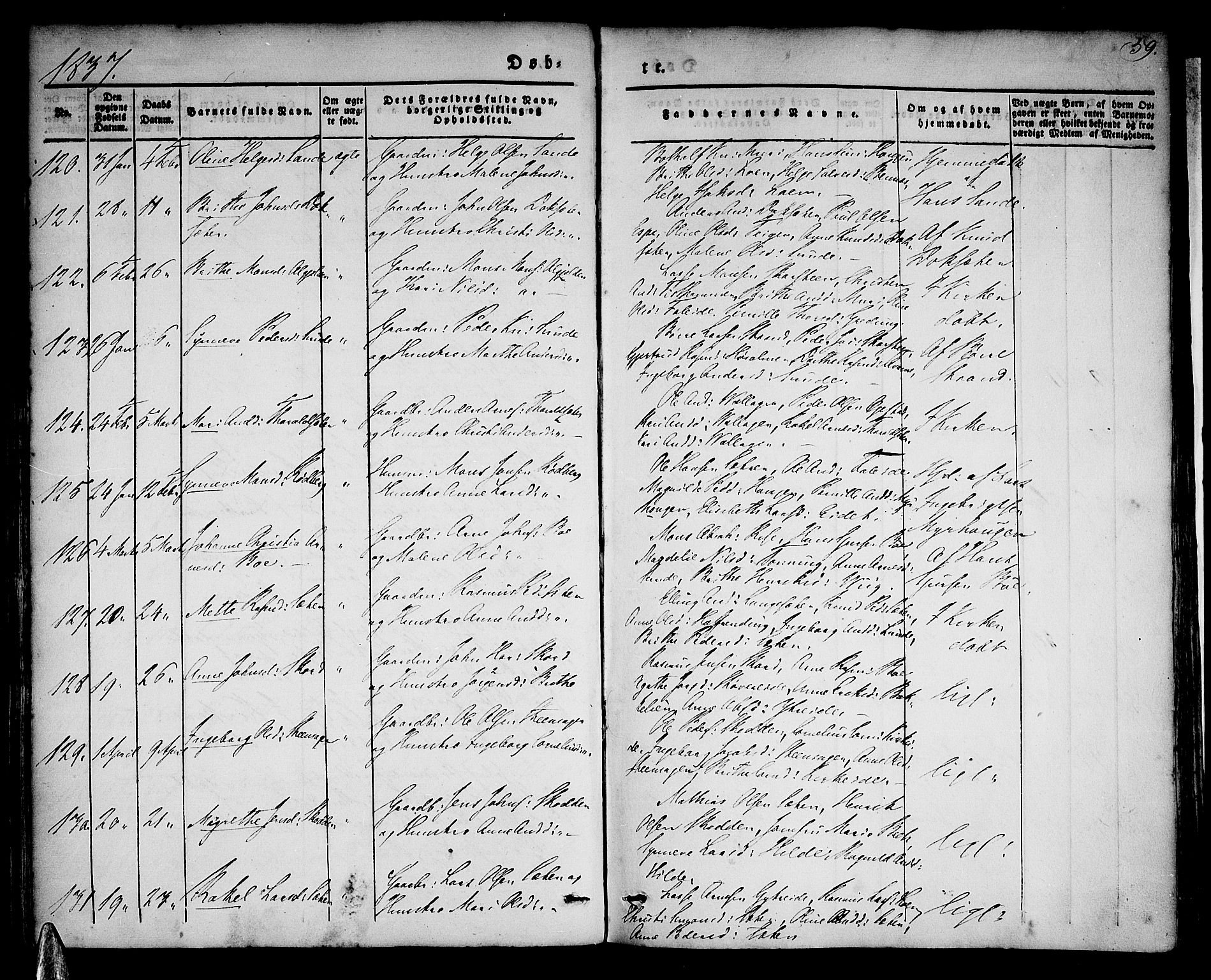 Stryn Sokneprestembete, AV/SAB-A-82501: Parish register (official) no. A 1, 1832-1845, p. 59