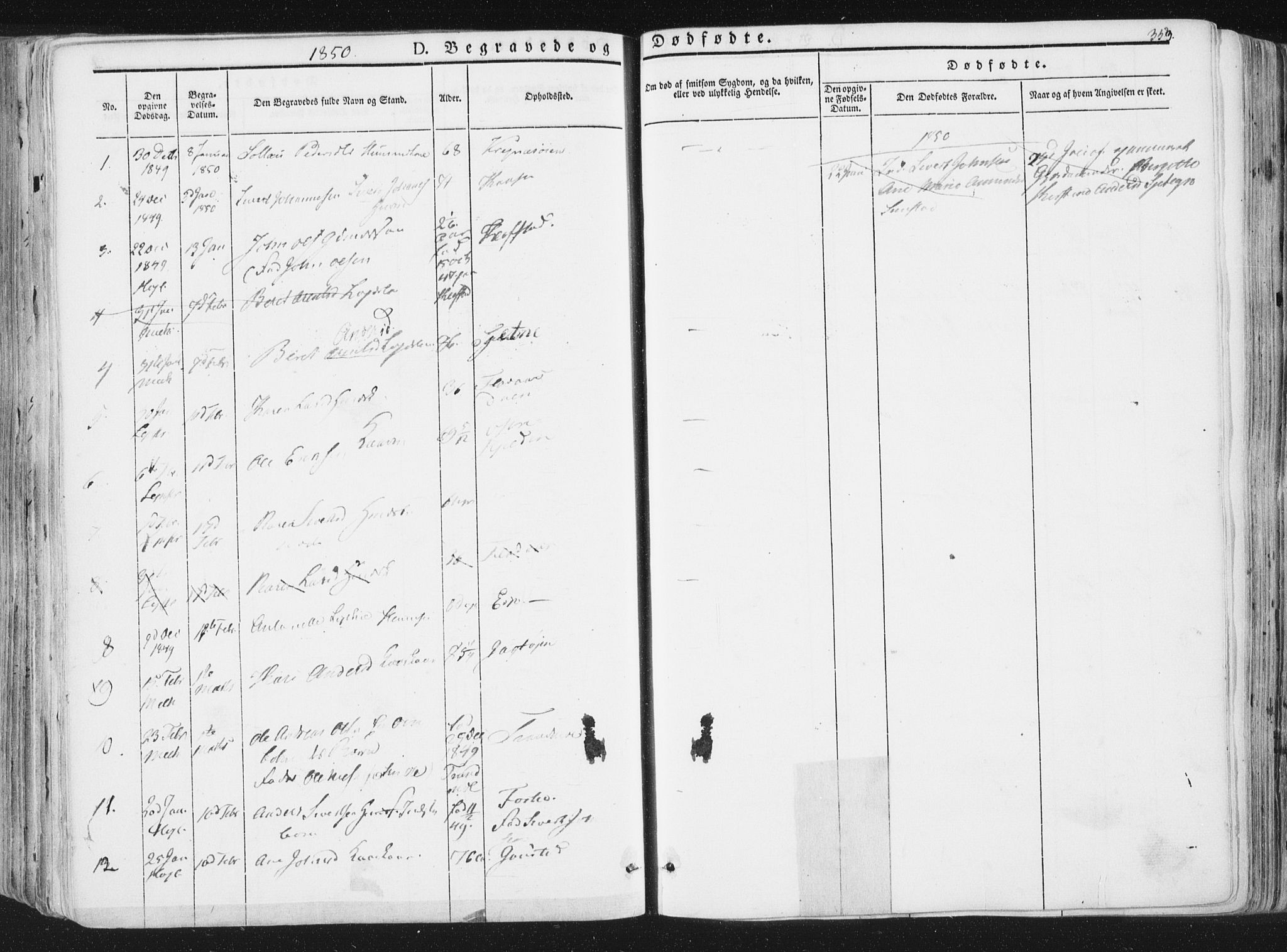 Ministerialprotokoller, klokkerbøker og fødselsregistre - Sør-Trøndelag, SAT/A-1456/691/L1074: Parish register (official) no. 691A06, 1842-1852, p. 353