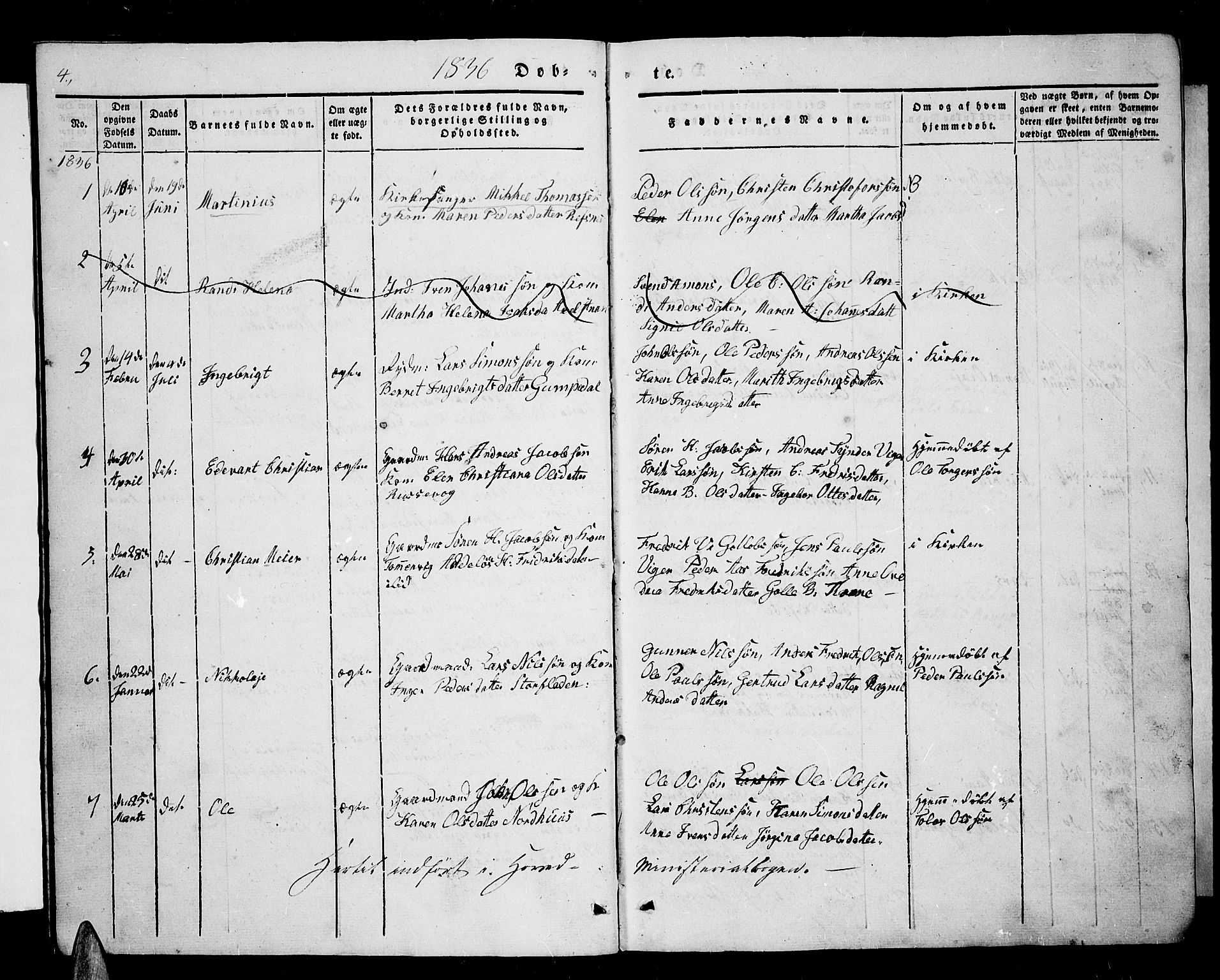 Tranøy sokneprestkontor, AV/SATØ-S-1313/I/Ia/Iab/L0001klokker: Parish register (copy) no. 1, 1835-1853, p. 4