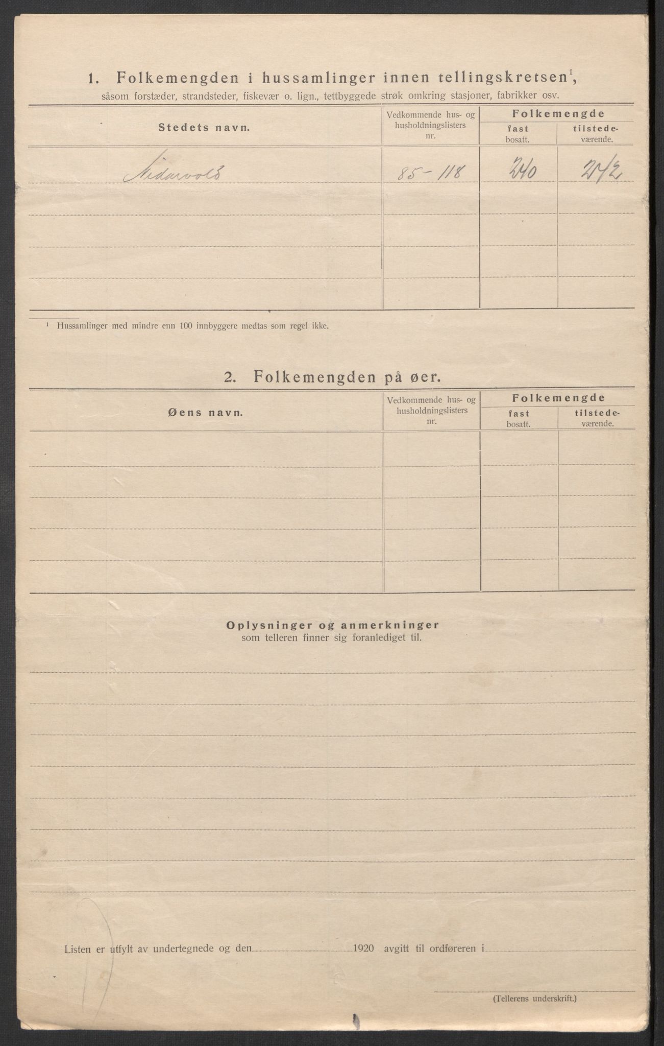 SAT, 1920 census for Strinda, 1920, p. 45