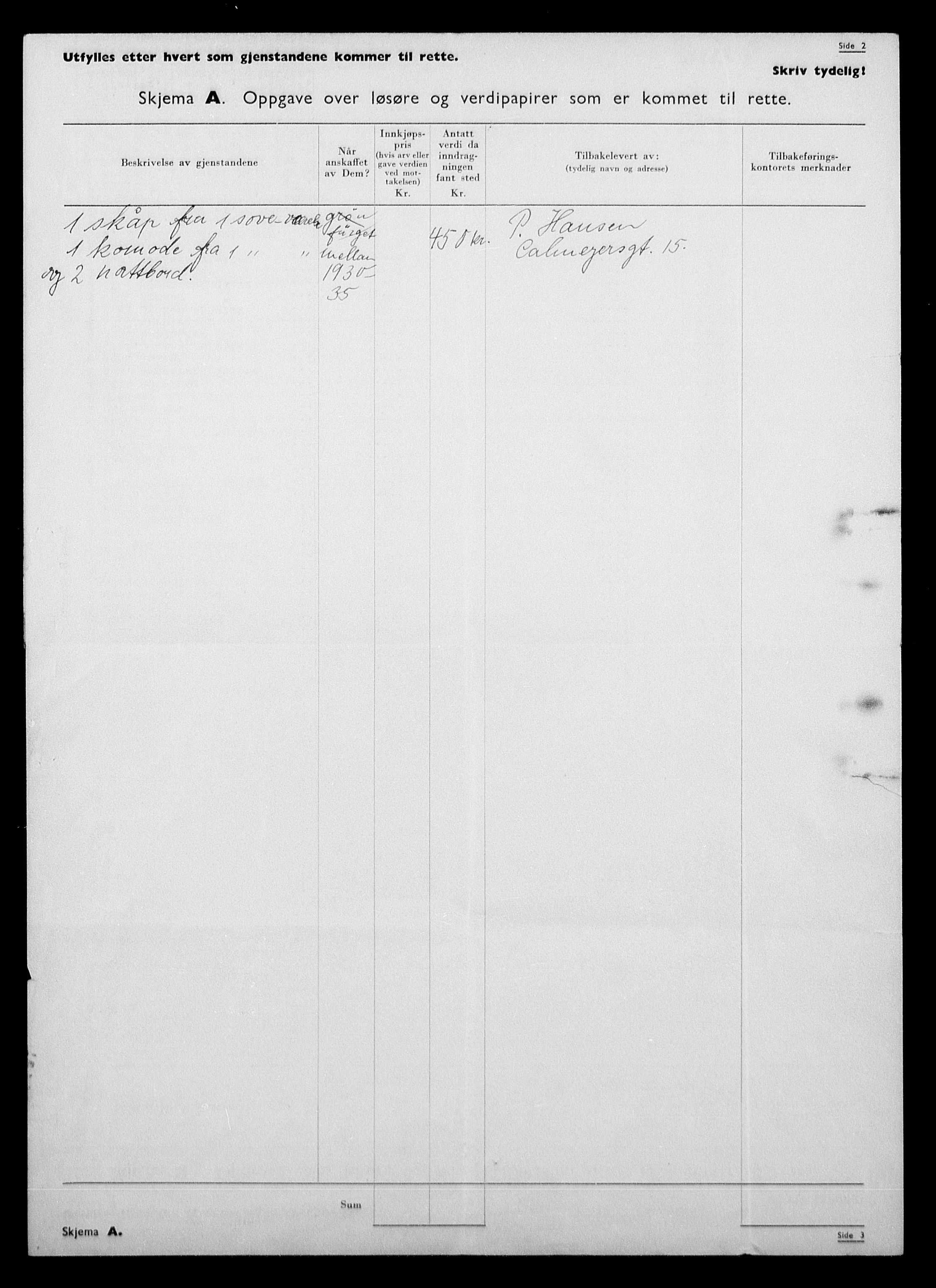 Justisdepartementet, Tilbakeføringskontoret for inndratte formuer, AV/RA-S-1564/H/Hc/Hcc/L0976: --, 1945-1947, p. 694