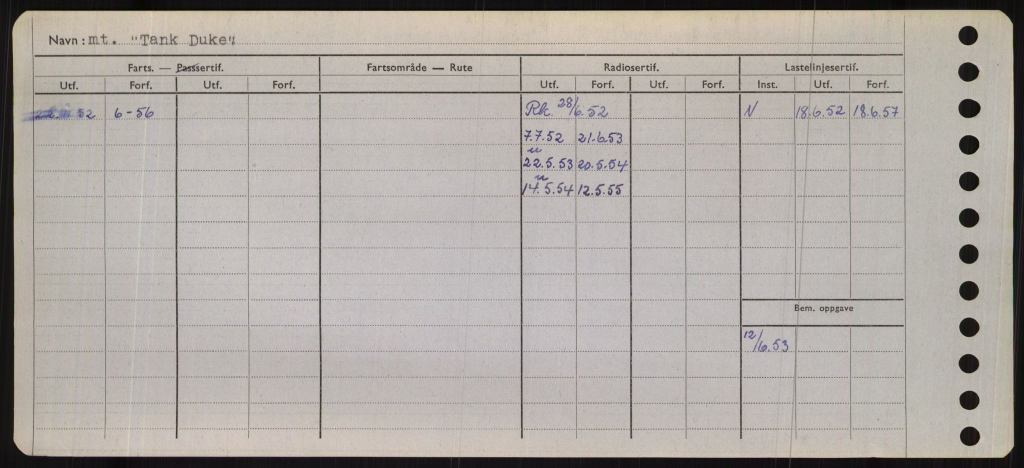 Sjøfartsdirektoratet med forløpere, Skipsmålingen, RA/S-1627/H/Hb/L0005: Fartøy, T-Å, p. 34