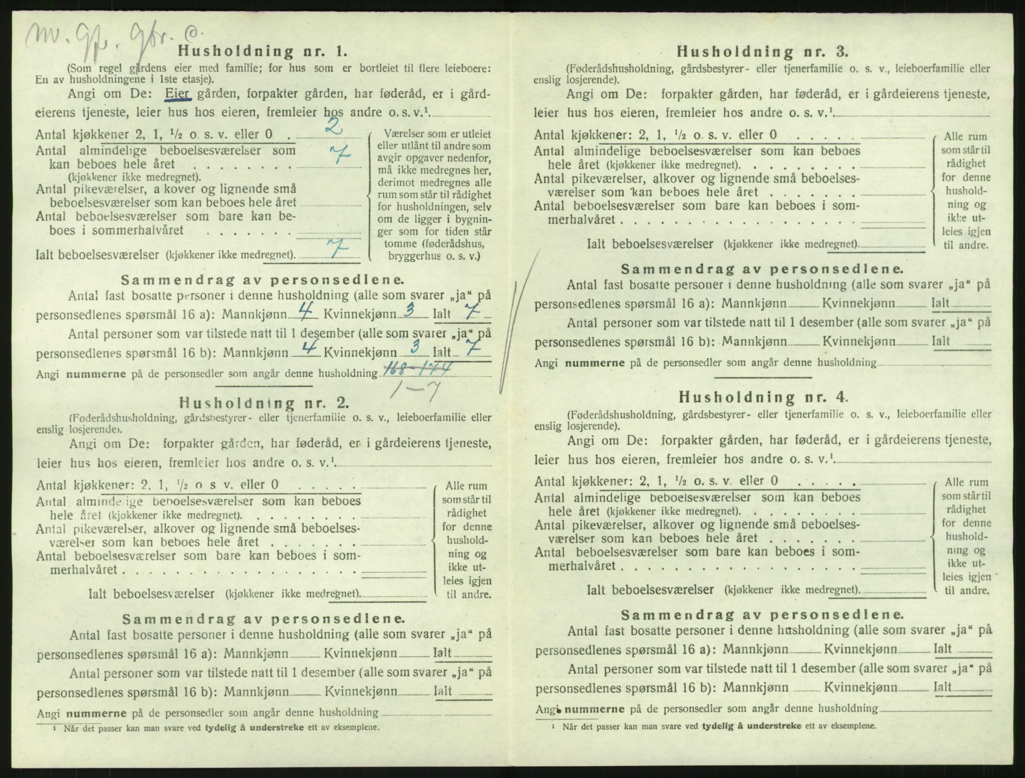 SAKO, 1920 census for Hedrum, 1920, p. 1656