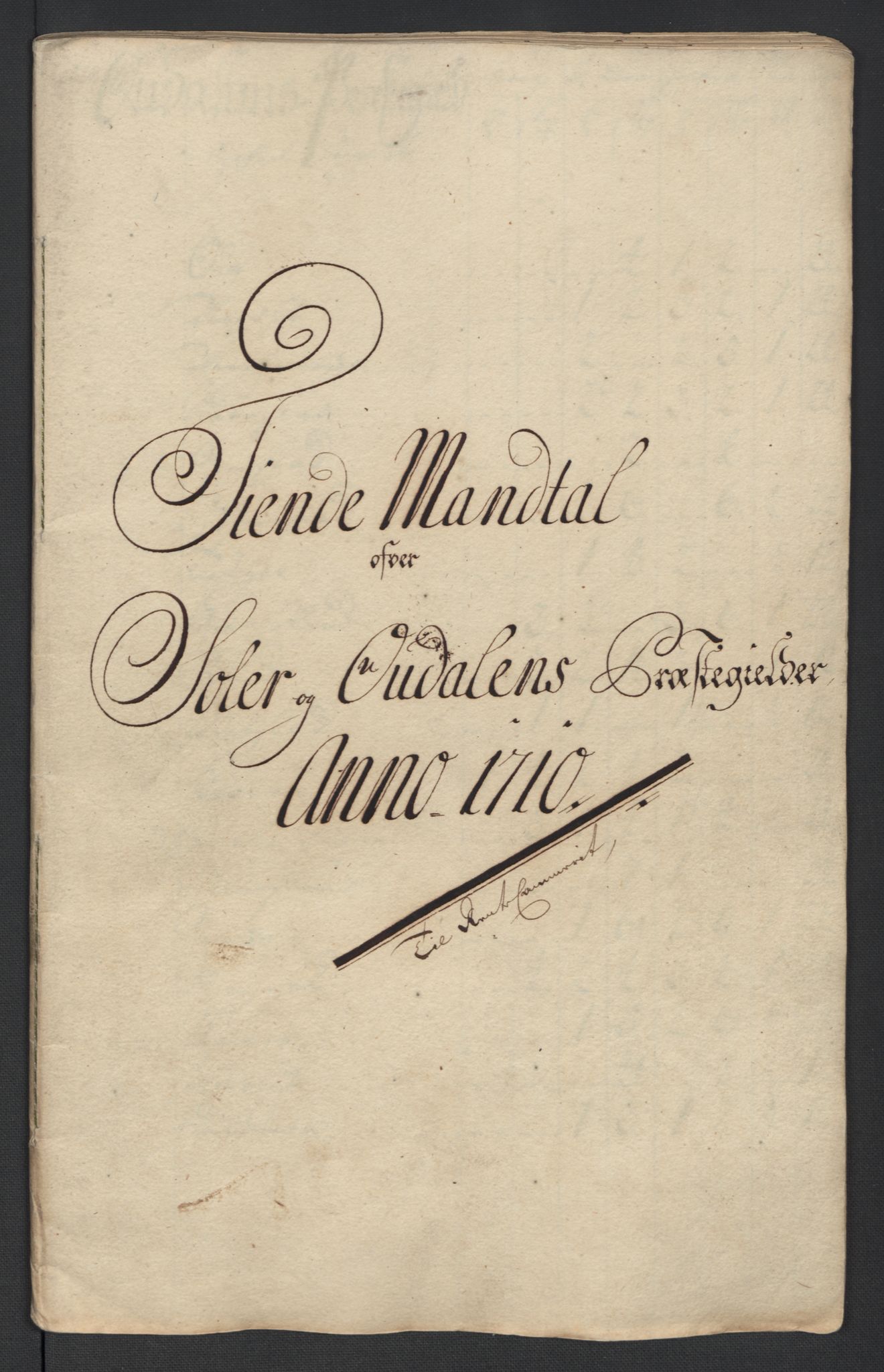 Rentekammeret inntil 1814, Reviderte regnskaper, Fogderegnskap, RA/EA-4092/R13/L0847: Fogderegnskap Solør, Odal og Østerdal, 1710, p. 78