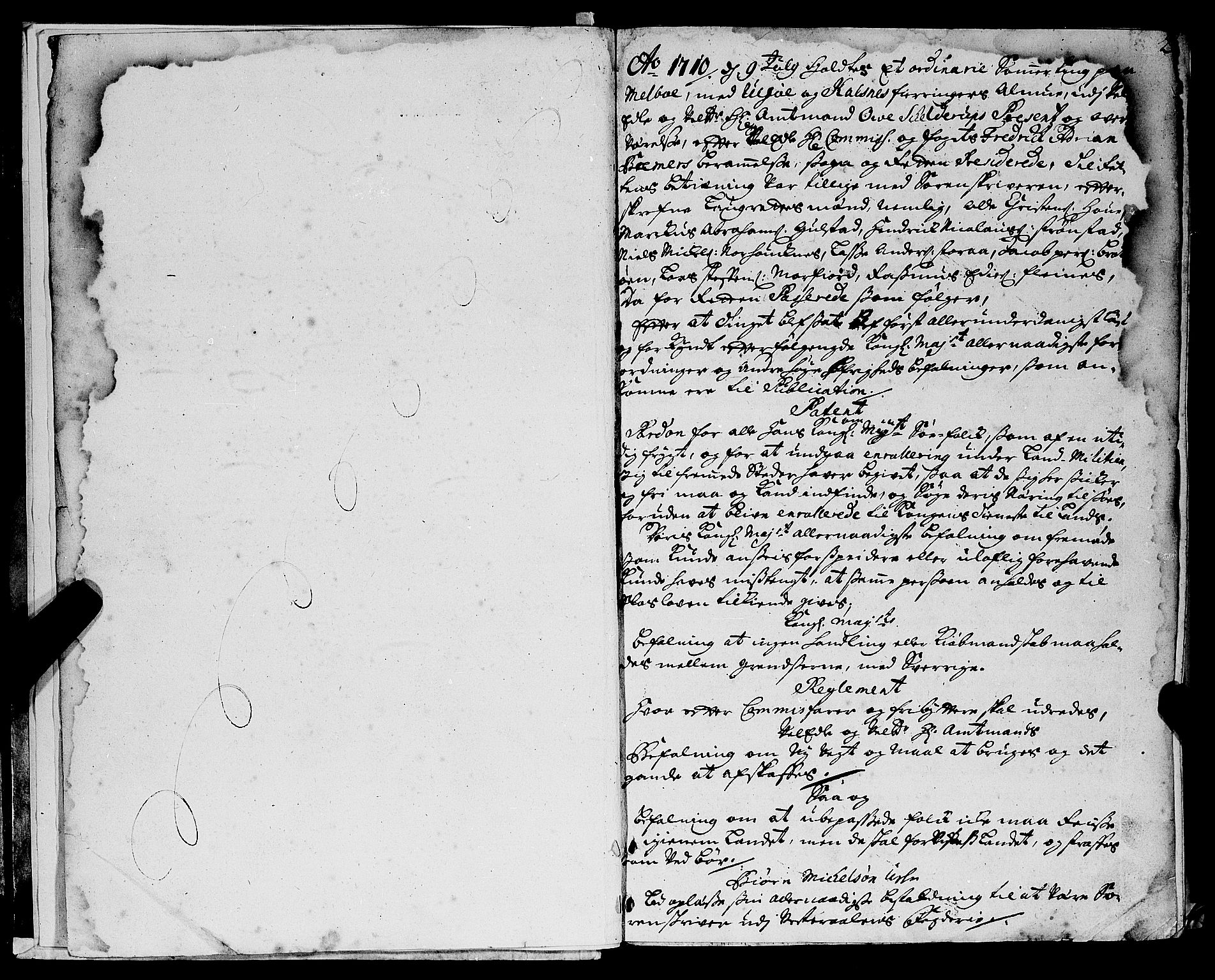 Vesterålen sorenskriveri, SAT/A-4180/1/1/1A/L0001: Tingbok, 1710-1737, p. 1b-2a