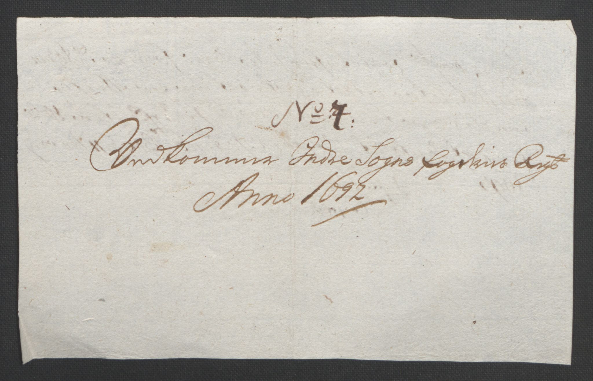 Rentekammeret inntil 1814, Reviderte regnskaper, Fogderegnskap, AV/RA-EA-4092/R52/L3306: Fogderegnskap Sogn, 1691-1692, p. 255