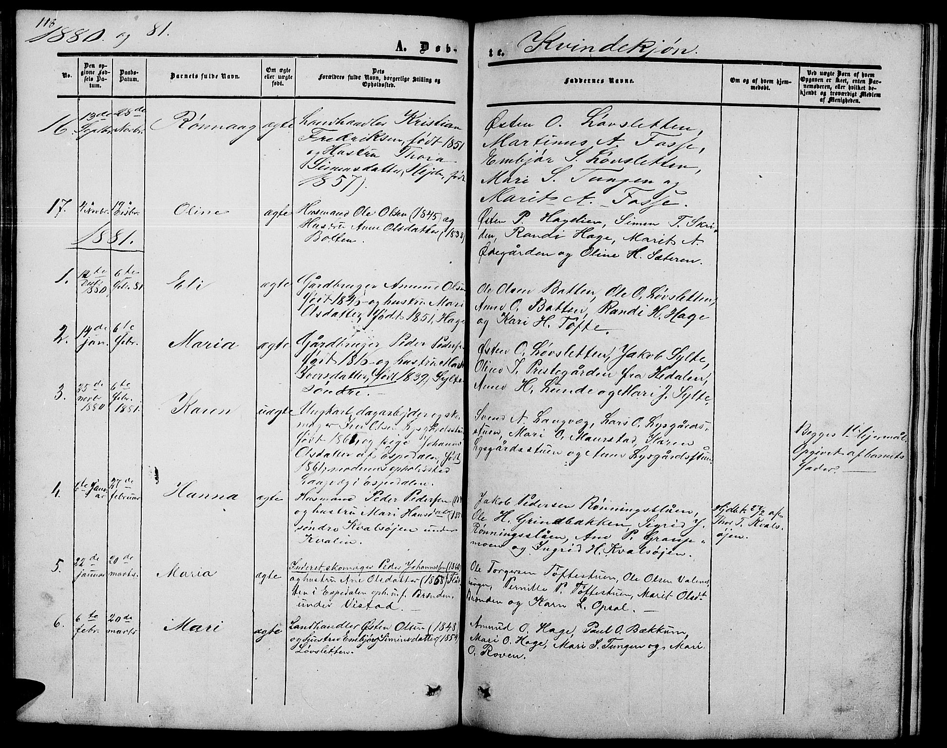 Nord-Fron prestekontor, SAH/PREST-080/H/Ha/Hab/L0002: Parish register (copy) no. 2, 1851-1883, p. 118