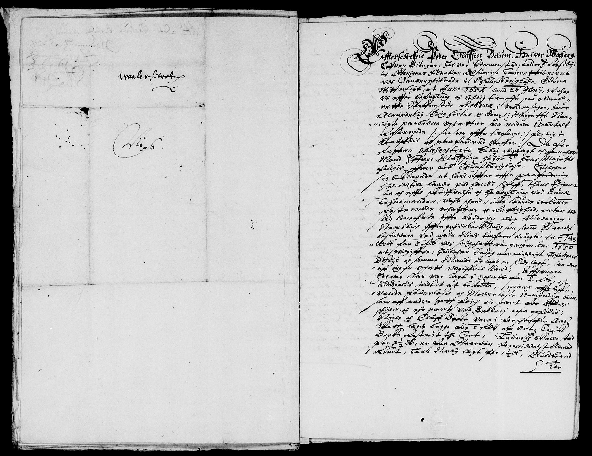 Rentekammeret inntil 1814, Reviderte regnskaper, Lensregnskaper, AV/RA-EA-5023/R/Rb/Rbo/L0030: Tønsberg len, 1650-1652