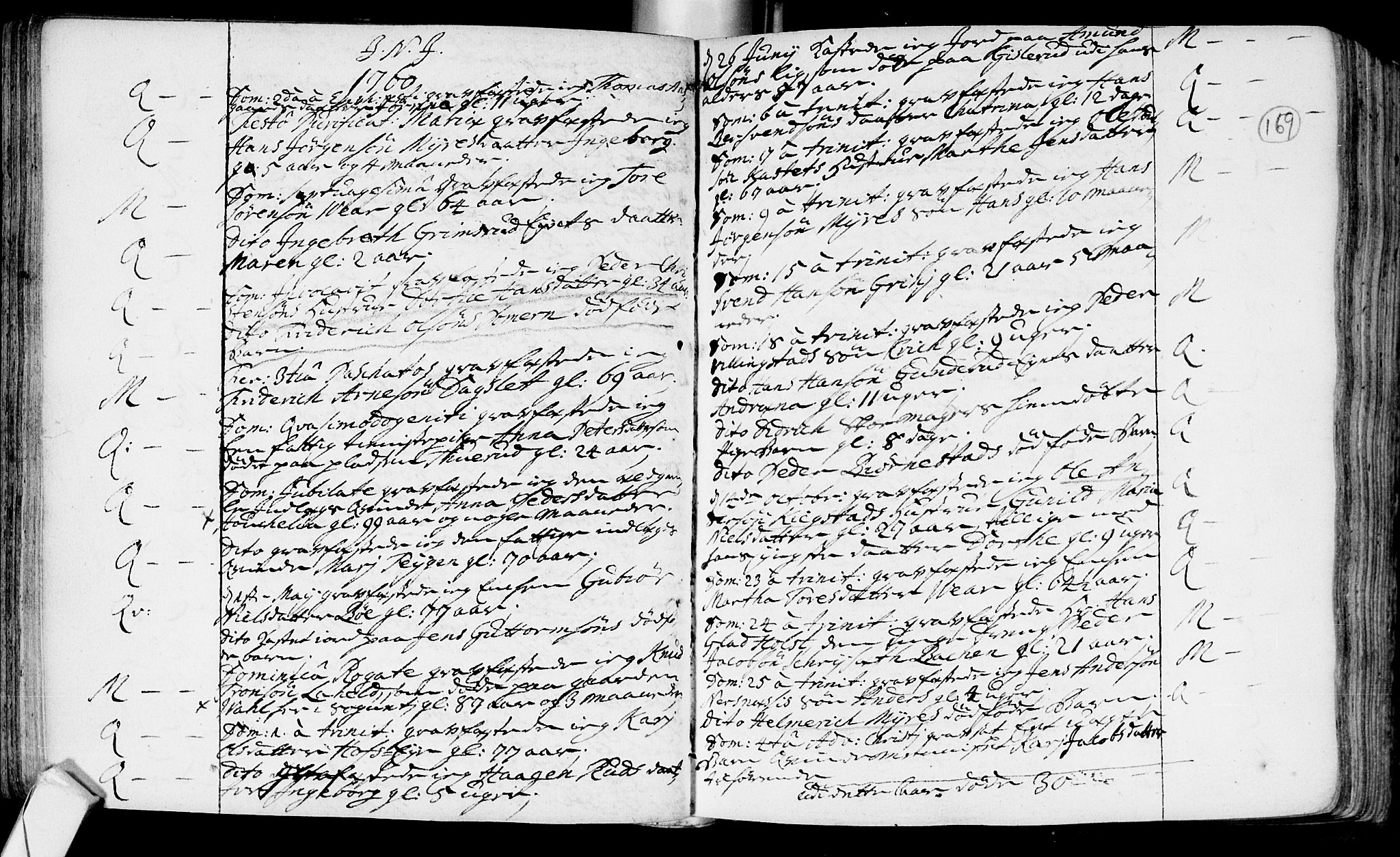 Røyken kirkebøker, AV/SAKO-A-241/F/Fa/L0002: Parish register (official) no. 2, 1731-1782, p. 169