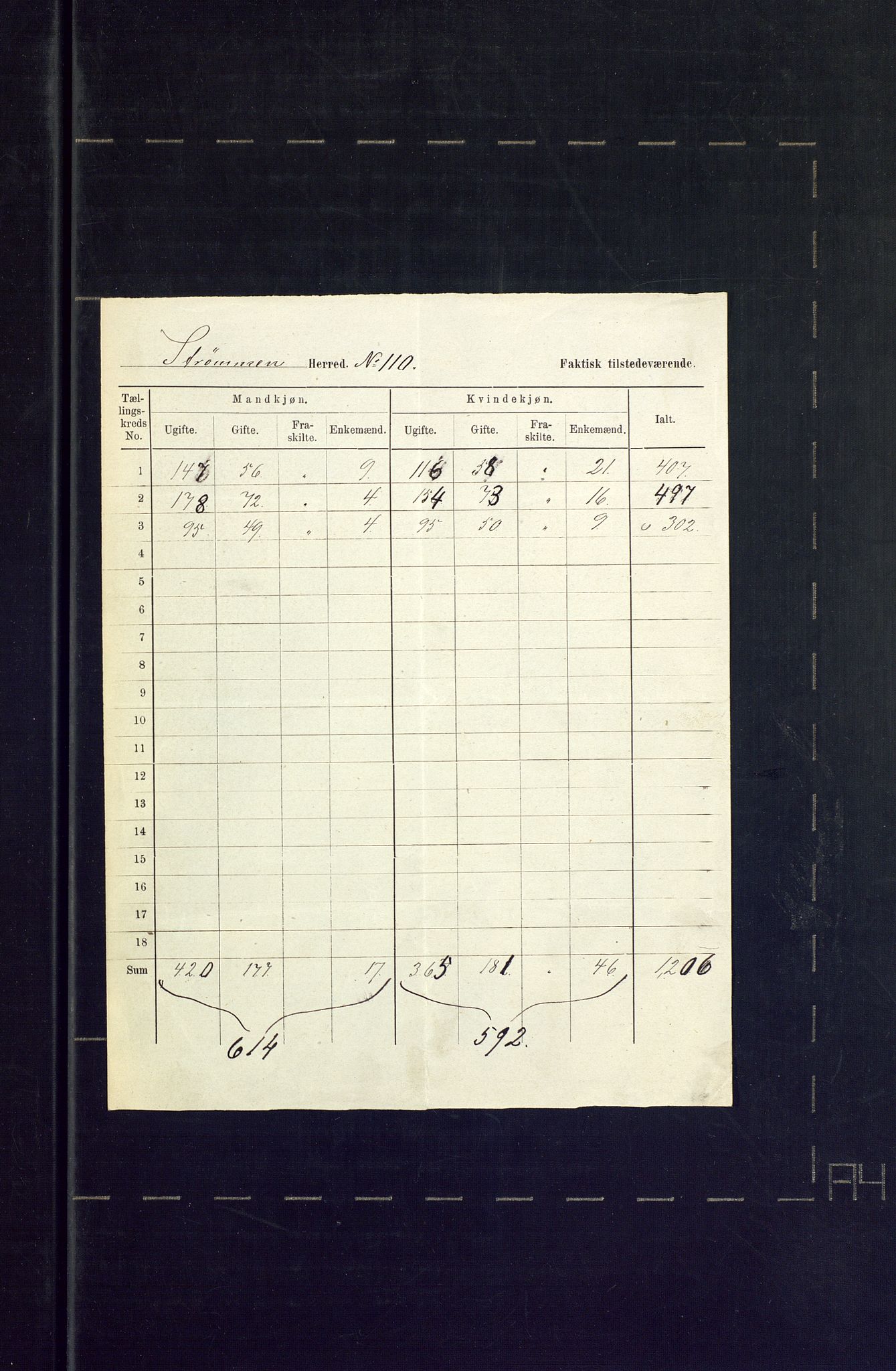 SAKO, 1875 census for 0711L Strømm/Strømm, 1875, p. 17