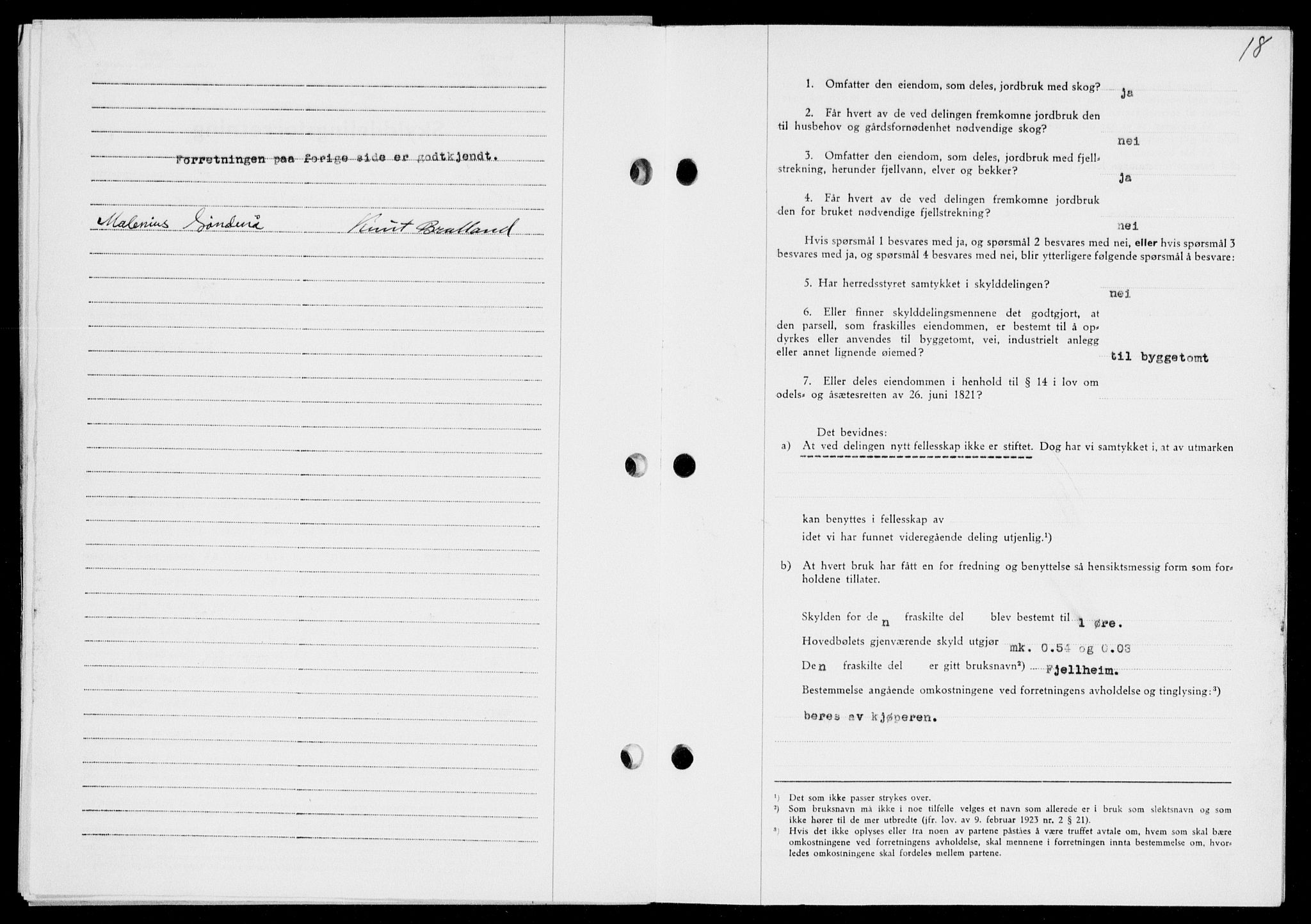 Ryfylke tingrett, AV/SAST-A-100055/001/II/IIB/L0083: Mortgage book no. 62, 1941-1941, Diary no: : 19/1941