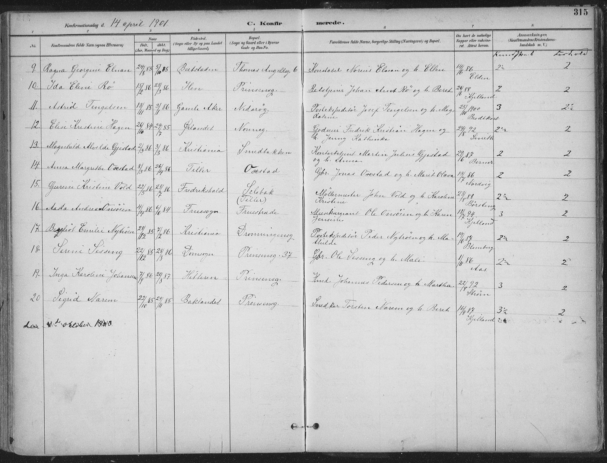 Ministerialprotokoller, klokkerbøker og fødselsregistre - Sør-Trøndelag, AV/SAT-A-1456/601/L0062: Parish register (official) no. 601A30, 1891-1911, p. 315