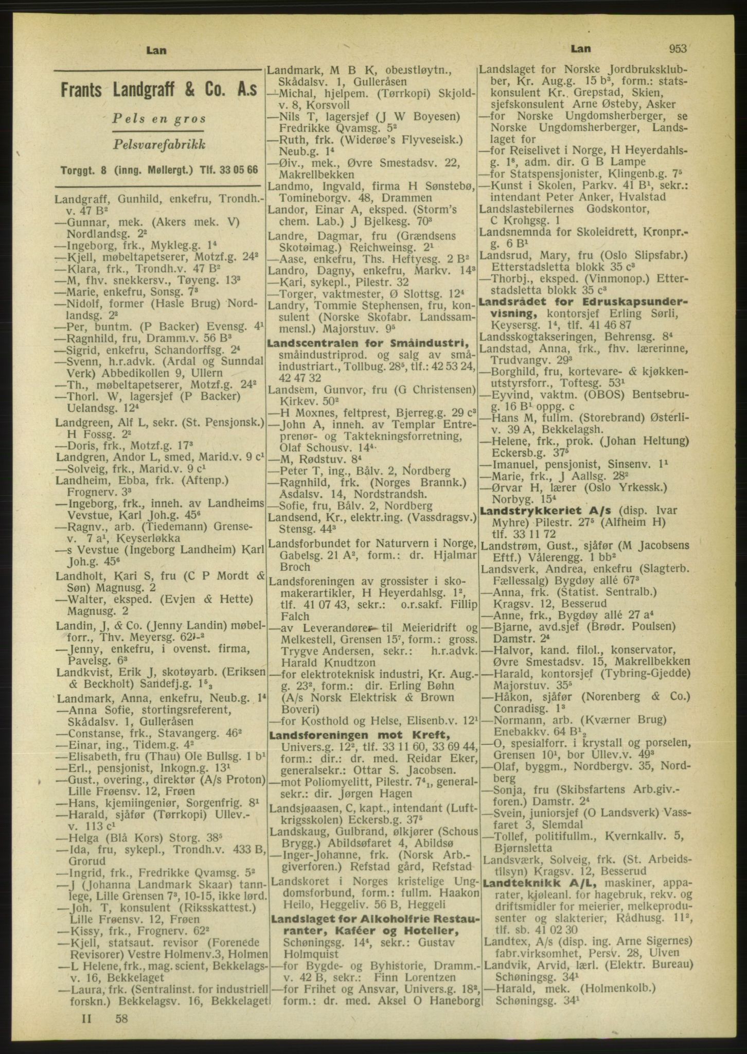 Kristiania/Oslo adressebok, PUBL/-, 1956-1957, p. 953