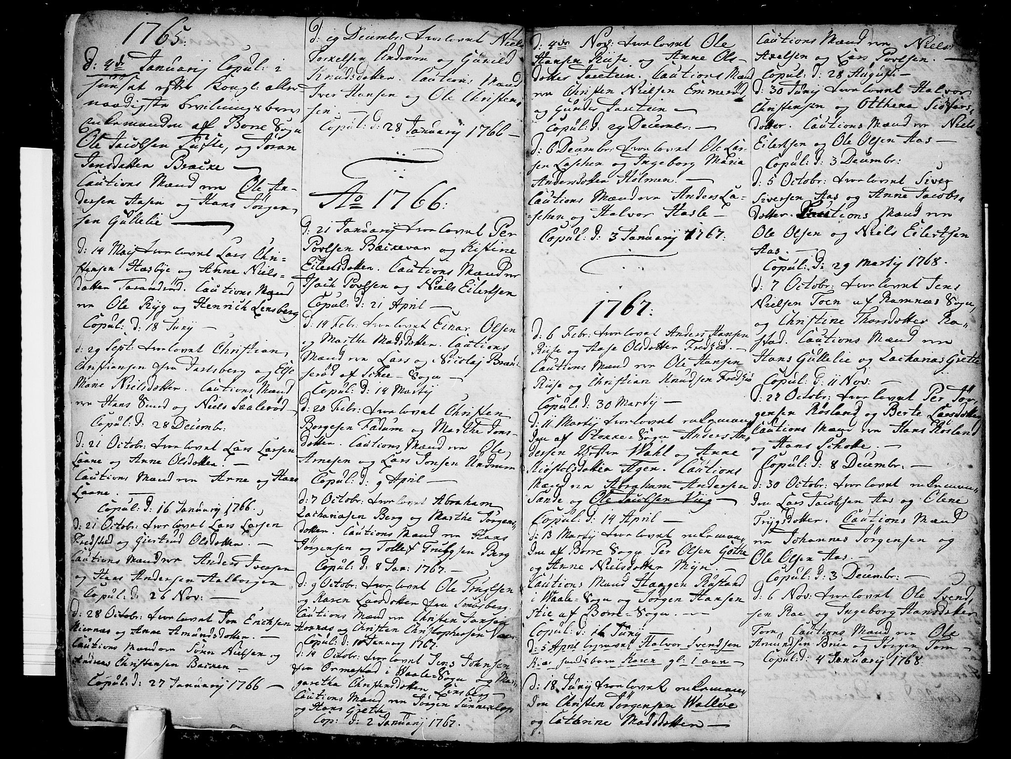 Sem kirkebøker, AV/SAKO-A-5/F/Fa/L0002: Parish register (official) no. I 2, 1764-1798, p. 2