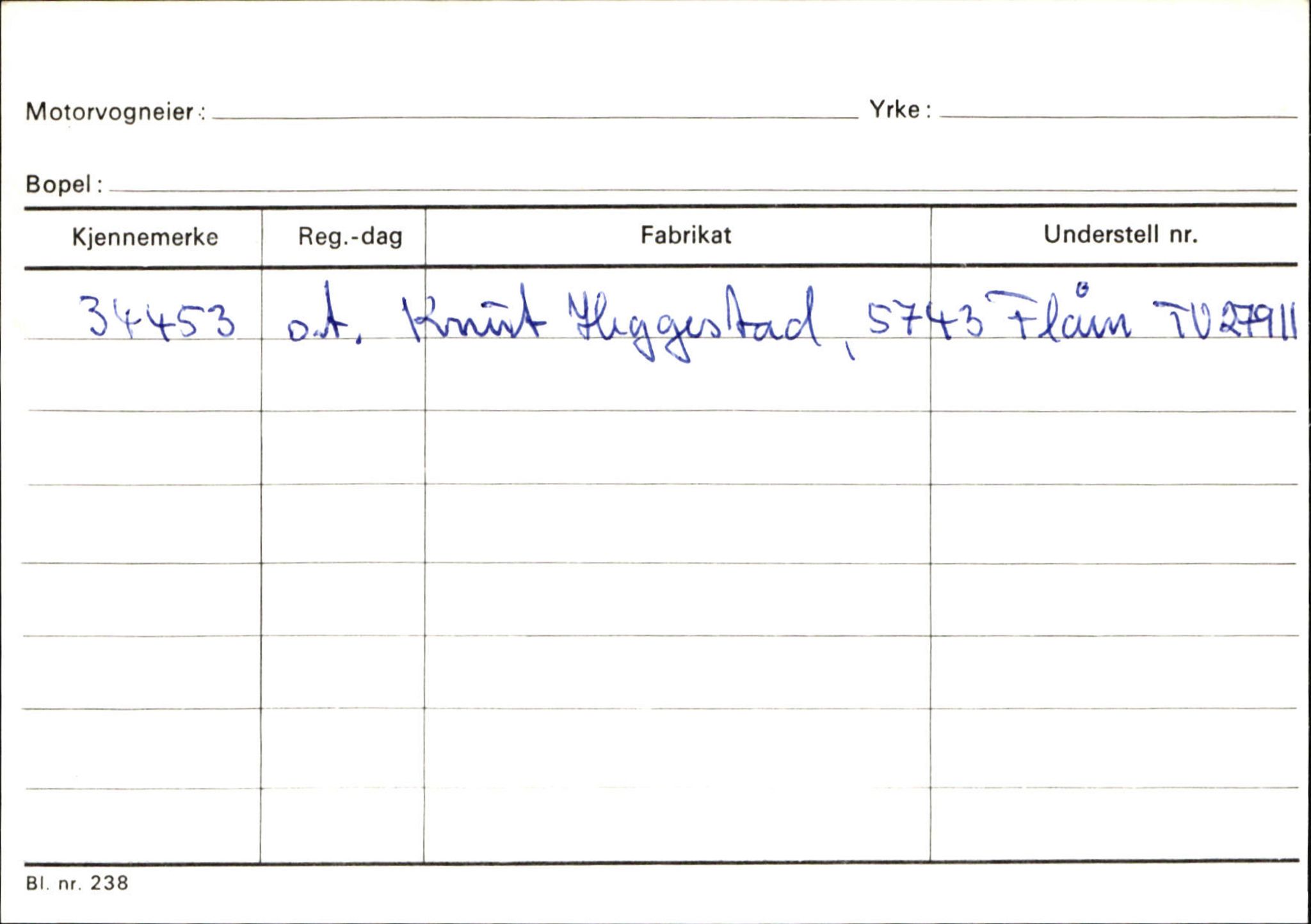 Statens vegvesen, Sogn og Fjordane vegkontor, AV/SAB-A-5301/4/F/L0131: Eigarregister Høyanger P-Å. Stryn S-Å, 1945-1975, p. 230