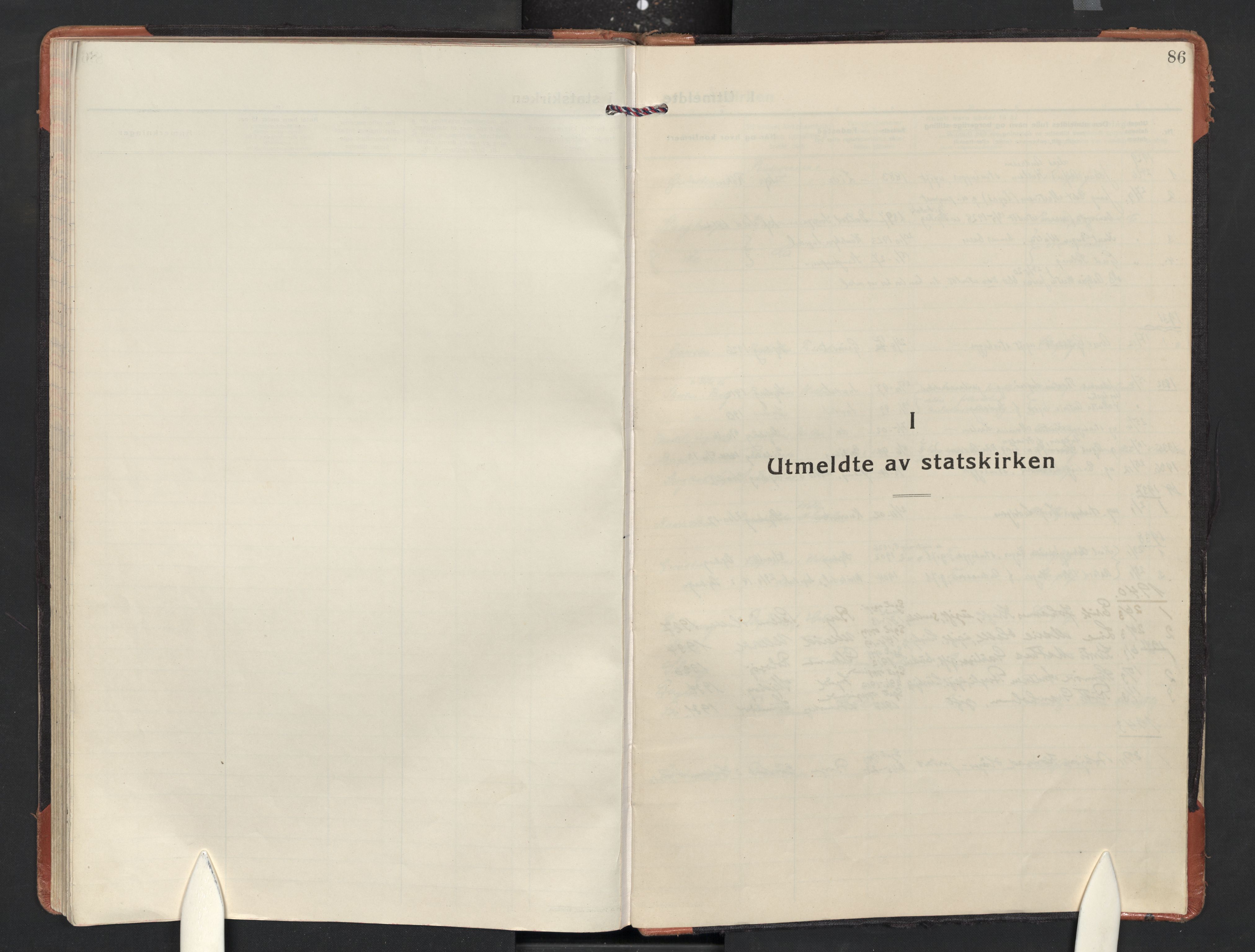 Skjeberg prestekontor Kirkebøker, SAO/A-10923/F/Fc/L0004: Parish register (official) no. III 4, 1927-1958, p. 86