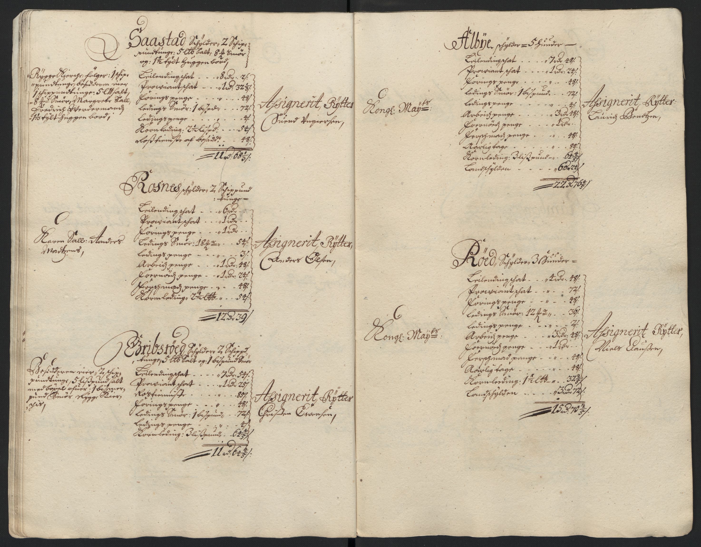 Rentekammeret inntil 1814, Reviderte regnskaper, Fogderegnskap, AV/RA-EA-4092/R04/L0127: Fogderegnskap Moss, Onsøy, Tune, Veme og Åbygge, 1698, p. 93