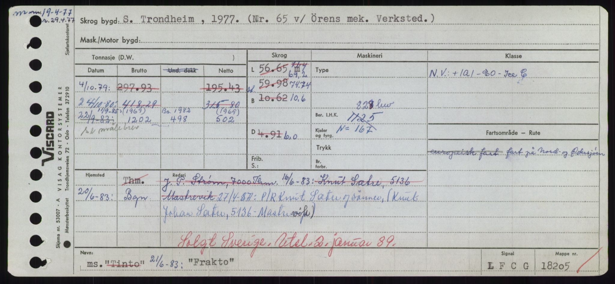 Sjøfartsdirektoratet med forløpere, Skipsmålingen, AV/RA-S-1627/H/Hd/L0011: Fartøy, Fla-Får, p. 255