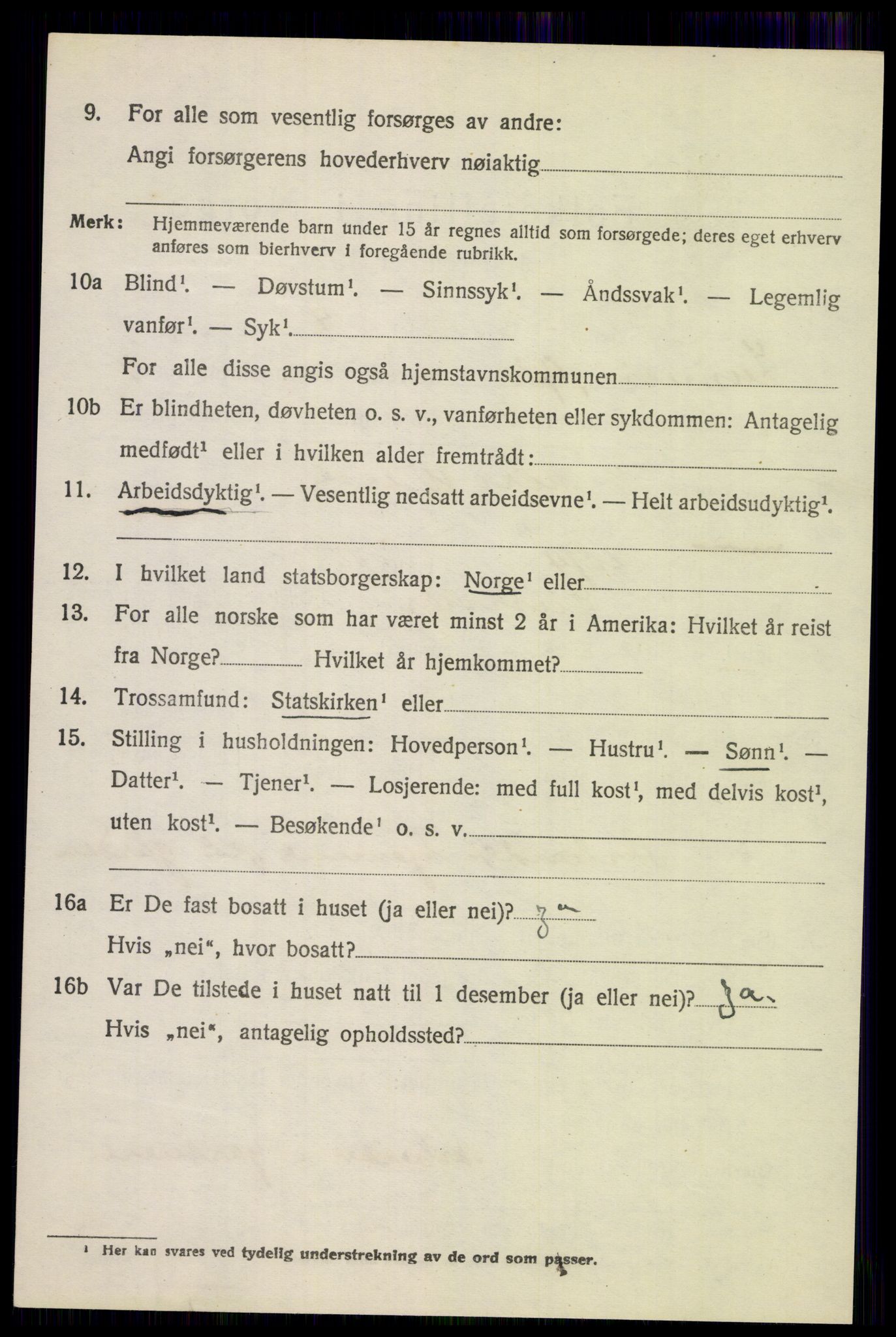 SAH, 1920 census for Lunner, 1920, p. 5370