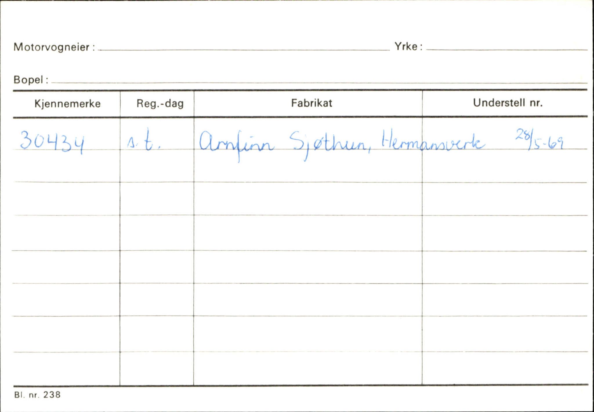 Statens vegvesen, Sogn og Fjordane vegkontor, AV/SAB-A-5301/4/F/L0131: Eigarregister Høyanger P-Å. Stryn S-Å, 1945-1975, p. 519