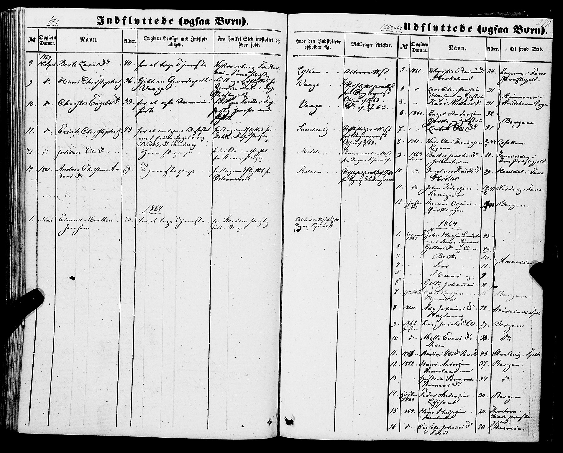 Os sokneprestembete, SAB/A-99929: Parish register (official) no. A 17, 1860-1873, p. 279
