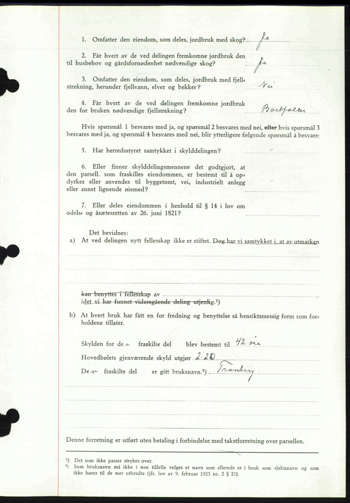 Toten tingrett, SAH/TING-006/H/Hb/Hbc/L0006: Mortgage book no. Hbc-06, 1939-1939, Diary no: : 1788/1939