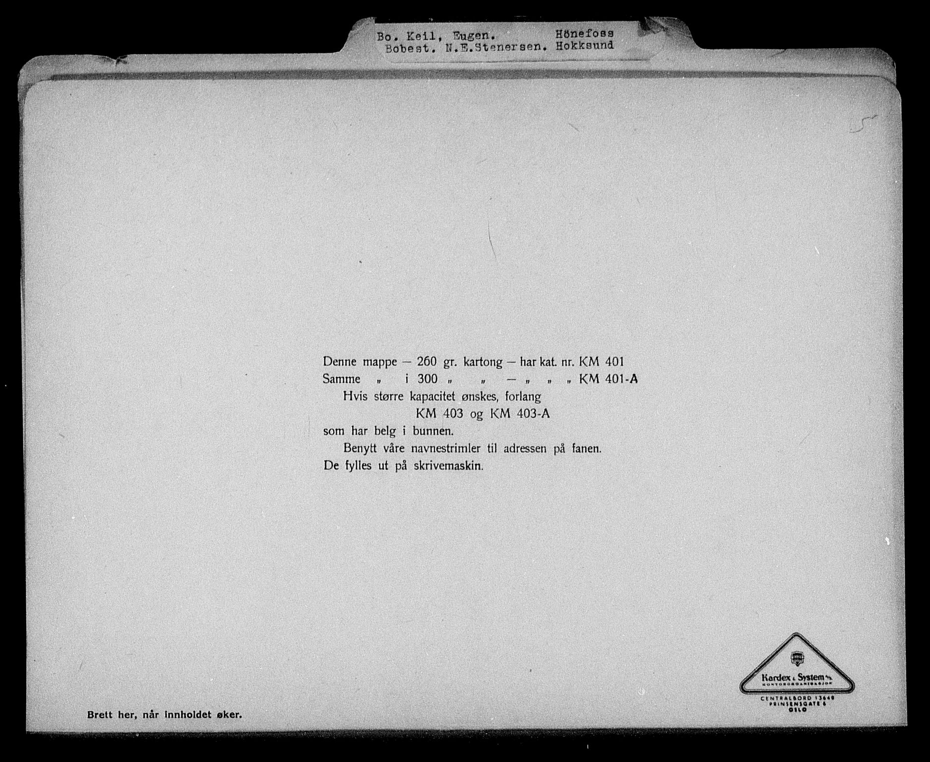 Justisdepartementet, Tilbakeføringskontoret for inndratte formuer, AV/RA-S-1564/H/Hc/Hcd/L1001: --, 1945-1947, p. 501