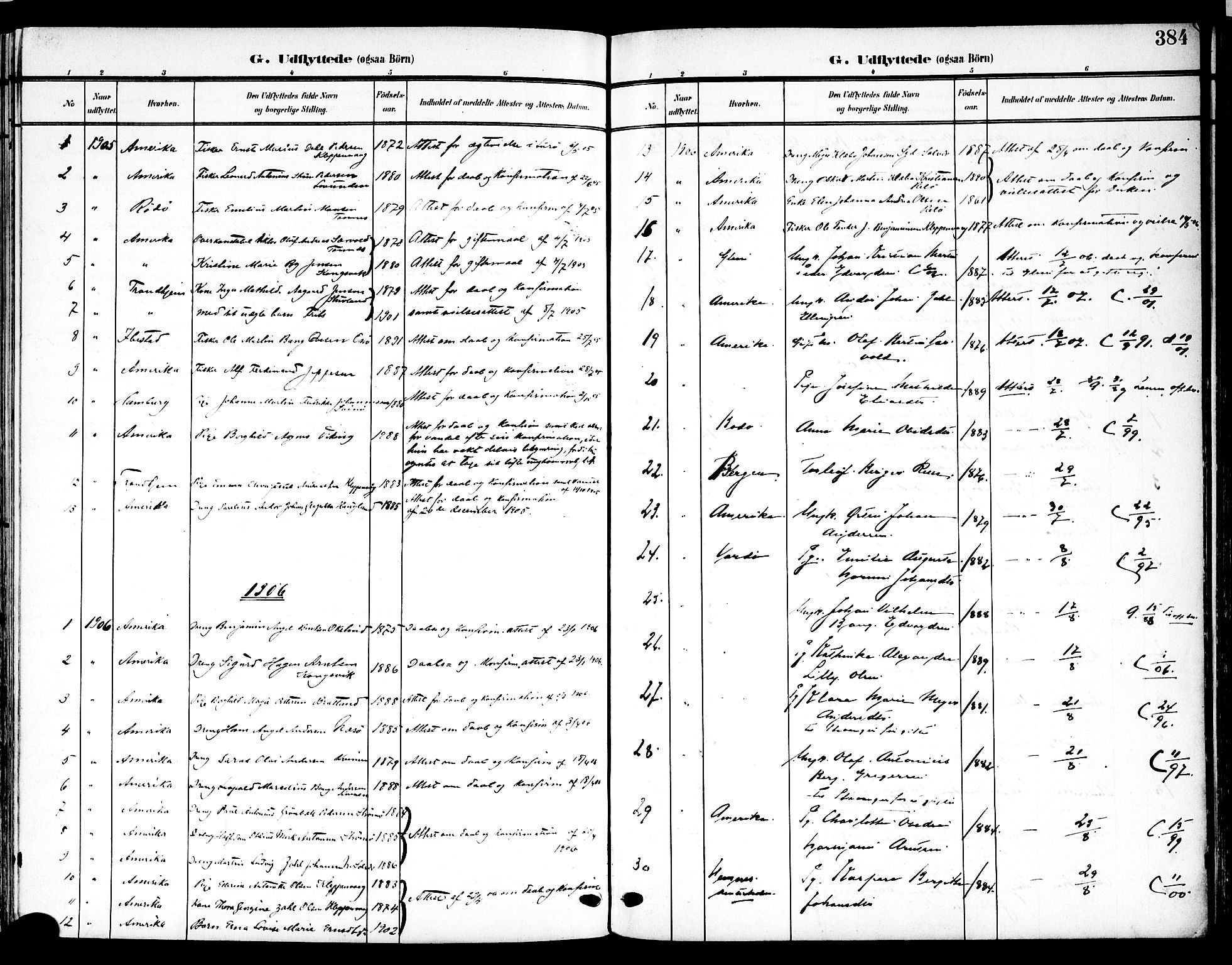 Ministerialprotokoller, klokkerbøker og fødselsregistre - Nordland, SAT/A-1459/839/L0569: Parish register (official) no. 839A06, 1903-1922, p. 384