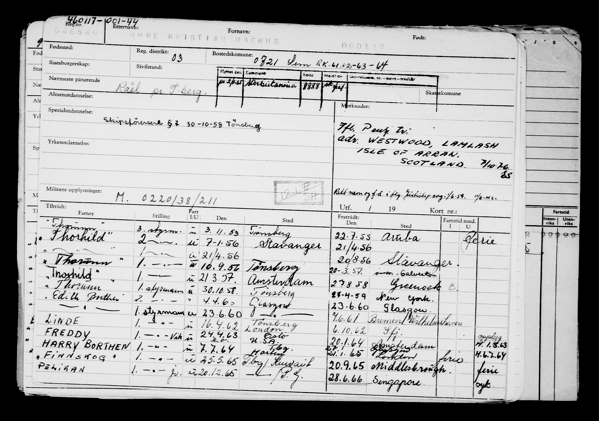 Direktoratet for sjømenn, AV/RA-S-3545/G/Gb/L0145: Hovedkort, 1917, p. 102