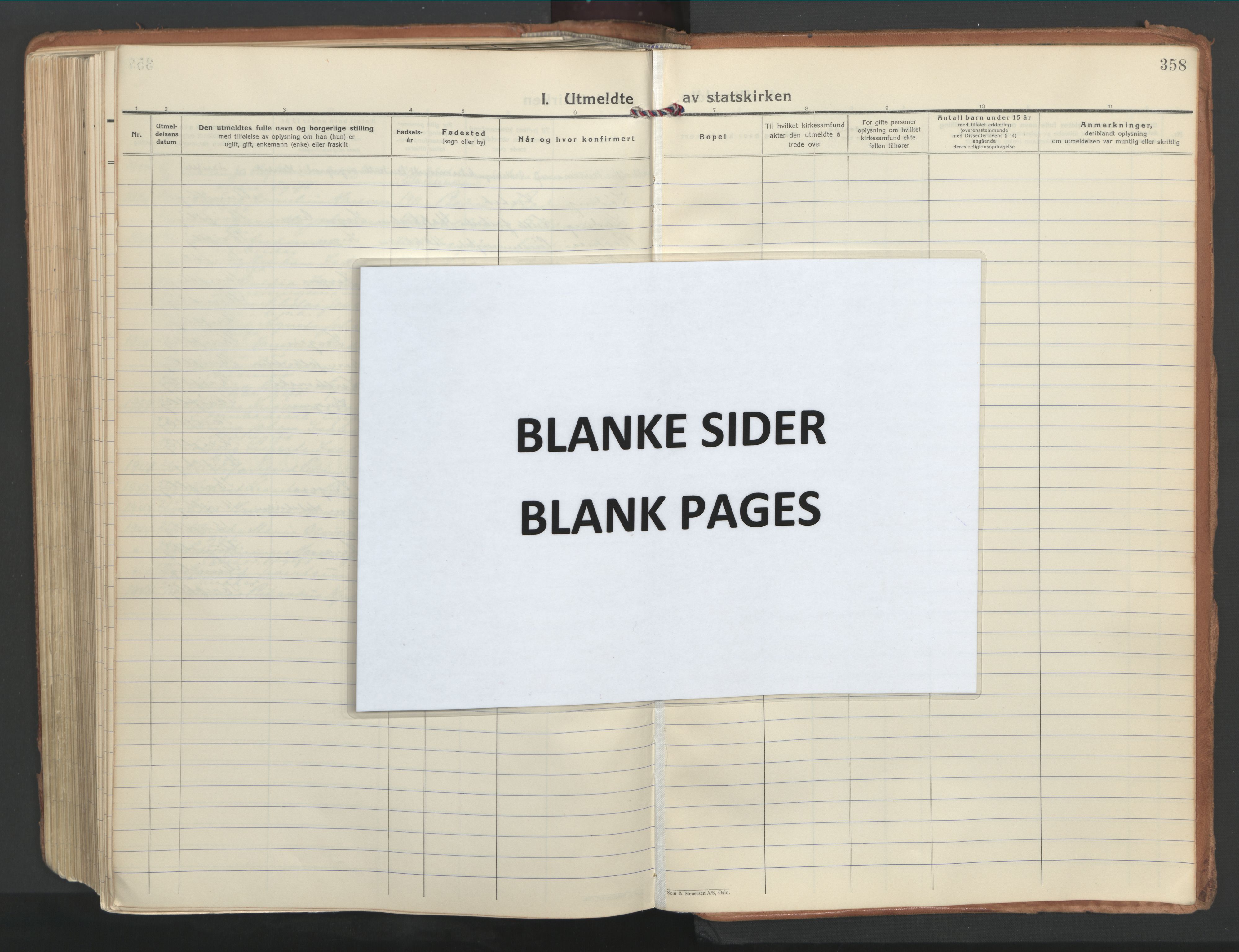 Ministerialprotokoller, klokkerbøker og fødselsregistre - Nordland, AV/SAT-A-1459/802/L0061: Parish register (official) no. 802A08, 1933-1946, p. 358