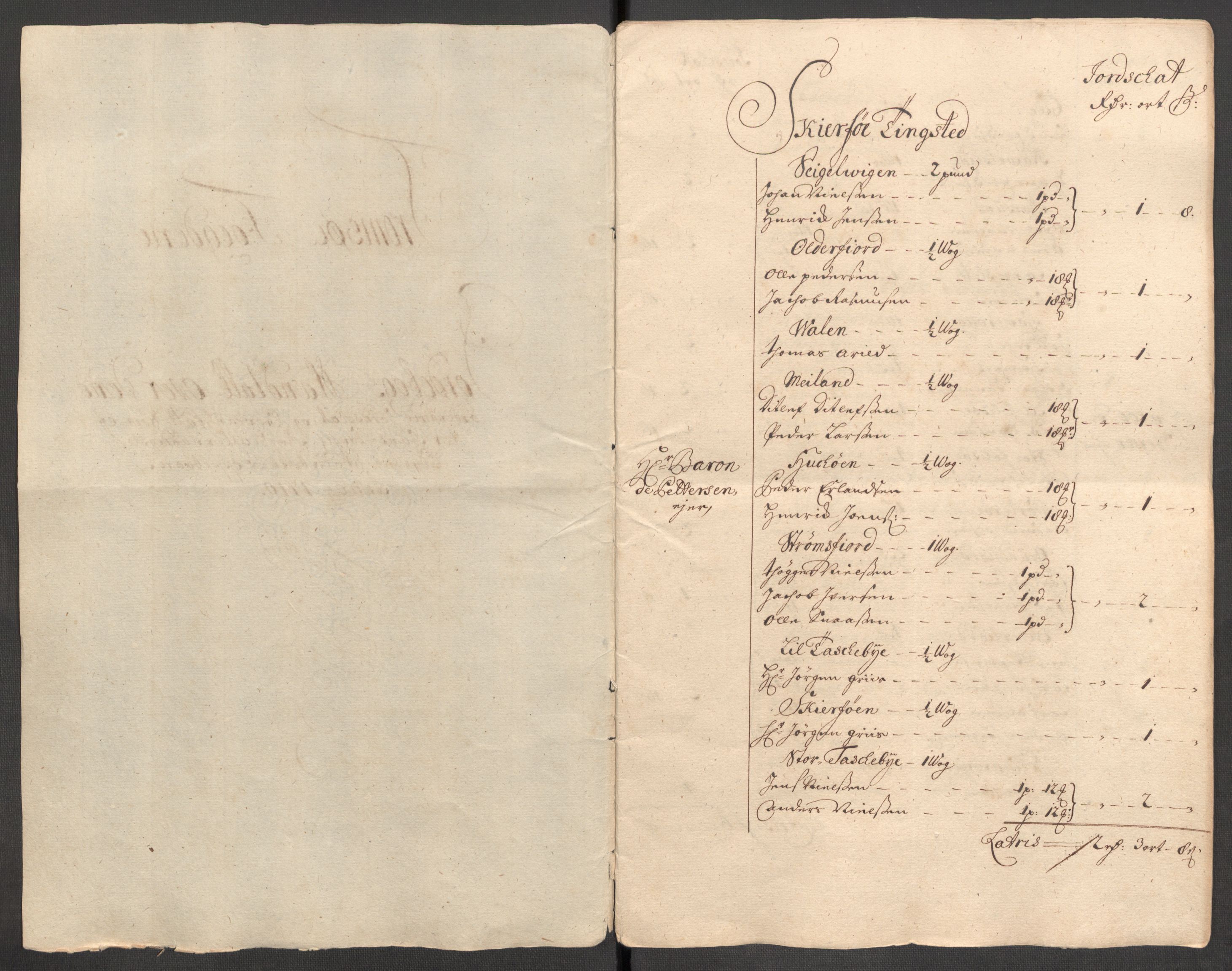 Rentekammeret inntil 1814, Reviderte regnskaper, Fogderegnskap, AV/RA-EA-4092/R68/L4757: Fogderegnskap Senja og Troms, 1708-1710, p. 254