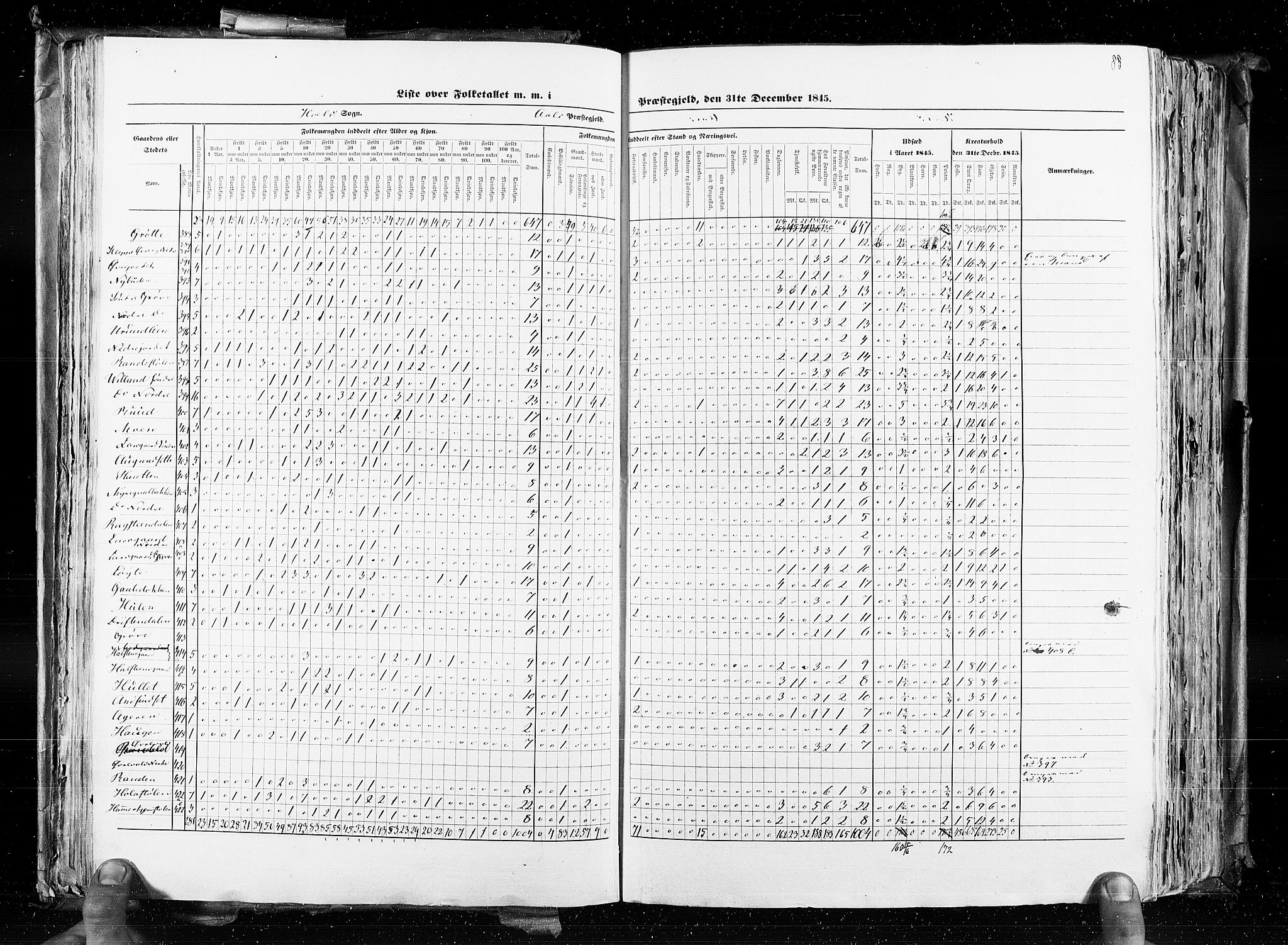 RA, Census 1845, vol. 4: Buskerud amt og Jarlsberg og Larvik amt, 1845, p. 88