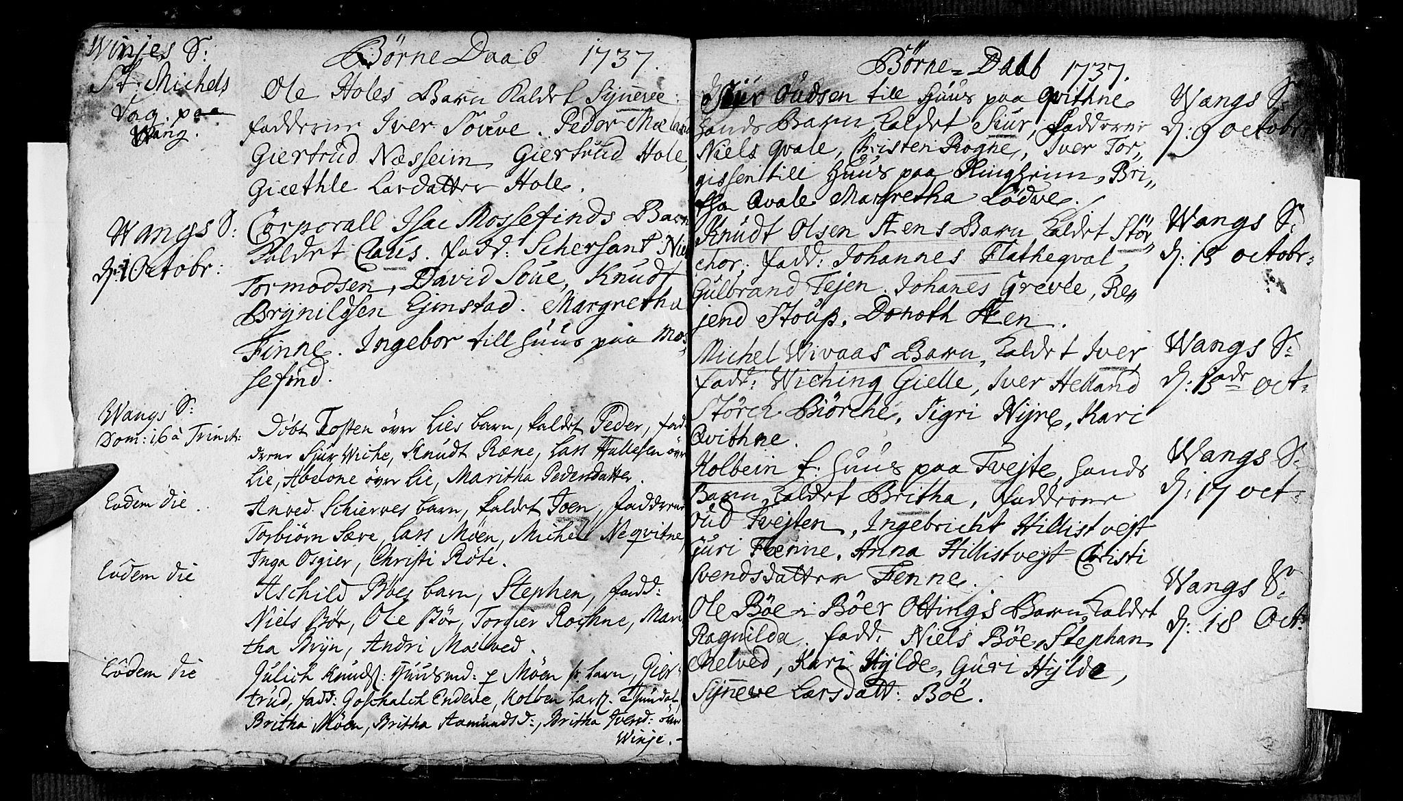 Voss sokneprestembete, AV/SAB-A-79001/H/Haa: Parish register (official) no. A 5, 1736-1743, p. 37