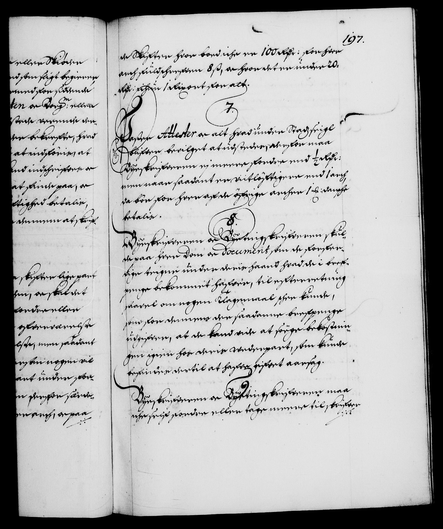 Danske Kanselli 1572-1799, RA/EA-3023/F/Fc/Fca/Fcaa/L0013: Norske registre (mikrofilm), 1681-1684, p. 197a