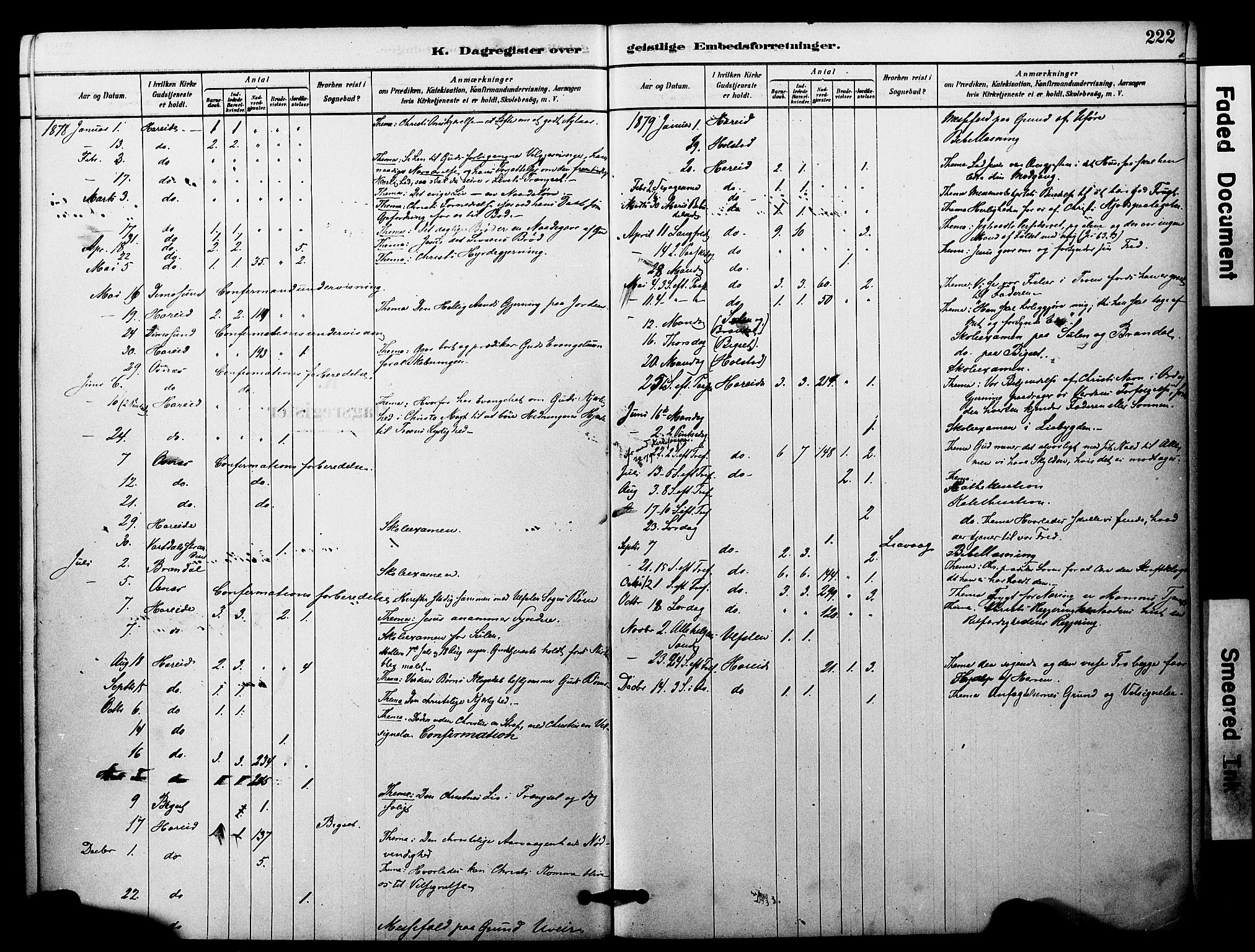 Ministerialprotokoller, klokkerbøker og fødselsregistre - Møre og Romsdal, SAT/A-1454/510/L0122: Parish register (official) no. 510A02, 1878-1897, p. 222