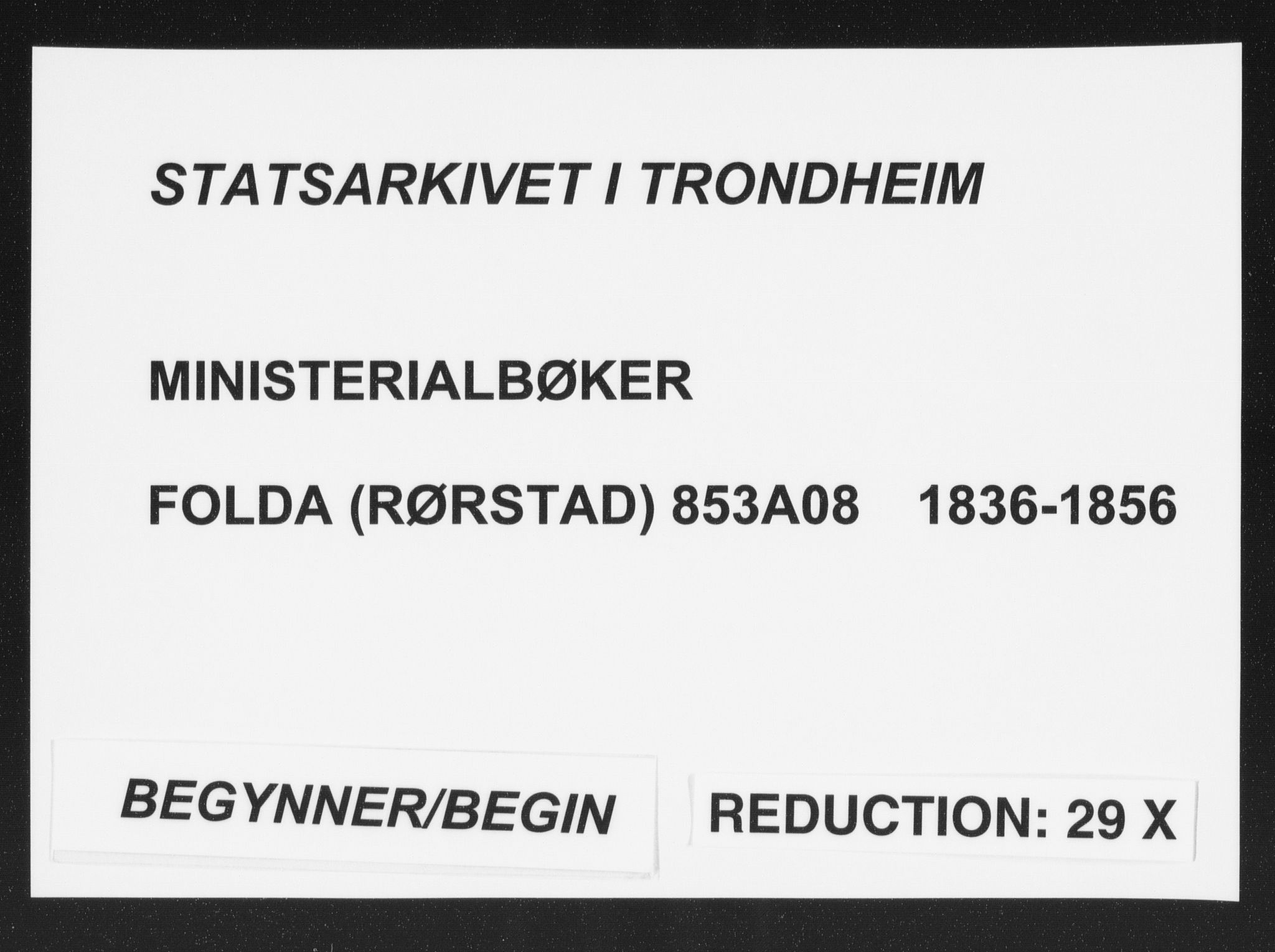 Ministerialprotokoller, klokkerbøker og fødselsregistre - Nordland, SAT/A-1459/853/L0769: Parish register (official) no. 853A08, 1836-1856