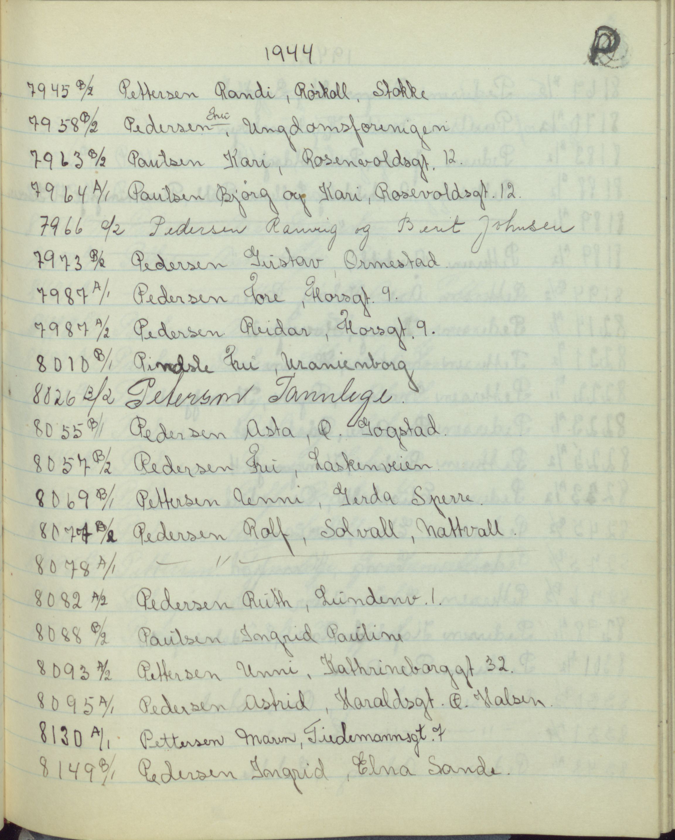 Pa 1494 - Jørgensen, Antonius. Fotograf, VEMU/A-2760/F/Fb, 1927-1984, p. 4599