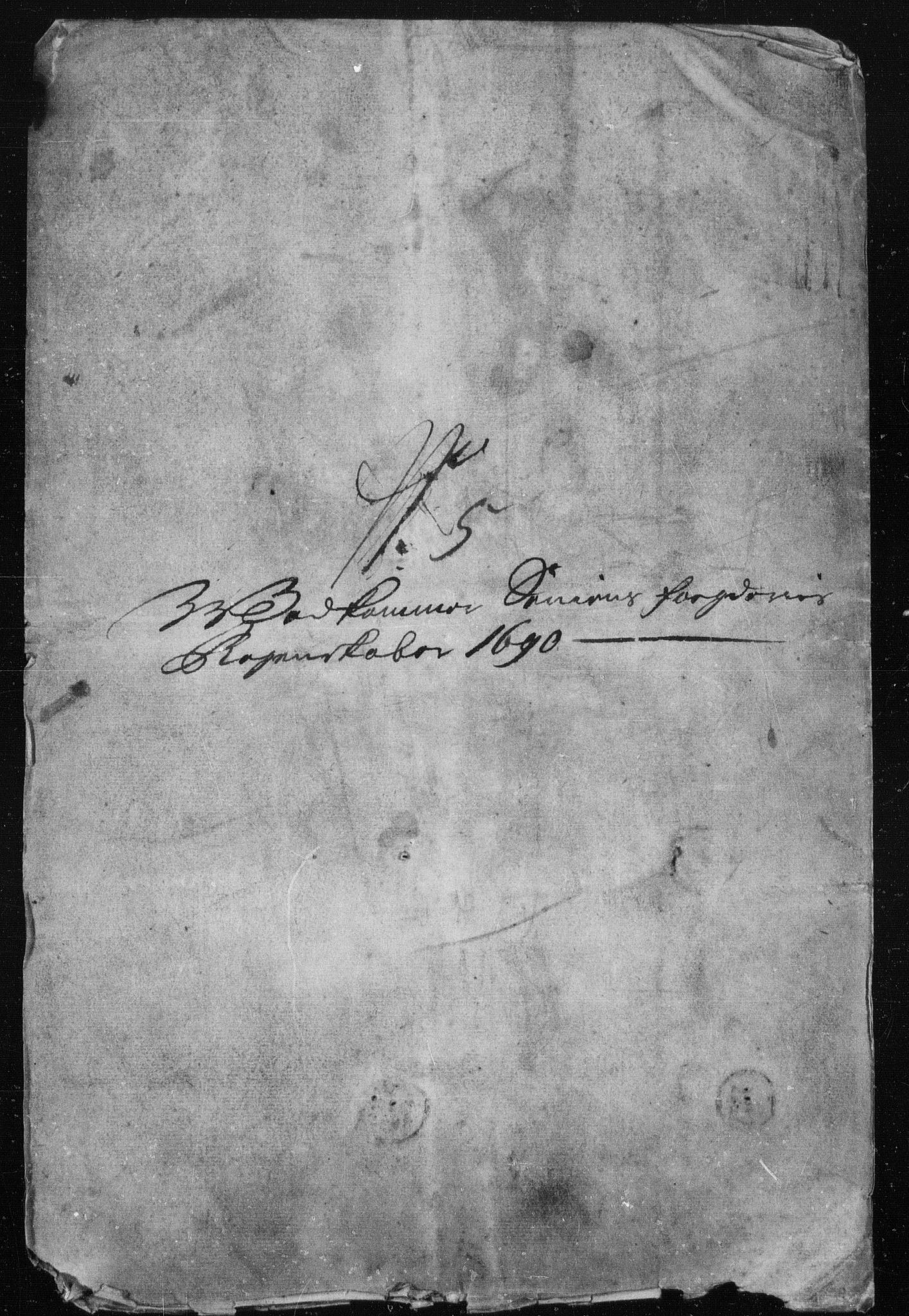 Rentekammeret inntil 1814, Reviderte regnskaper, Stiftamtstueregnskaper, Trondheim stiftamt og Nordland amt, AV/RA-EA-6044/R/Rh/L0015: Nordland amt, 1690