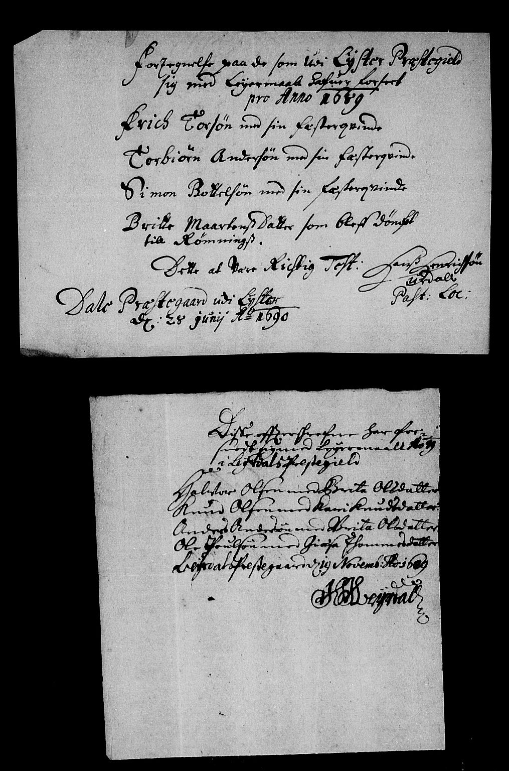 Rentekammeret inntil 1814, Reviderte regnskaper, Stiftamtstueregnskaper, Bergen stiftamt, AV/RA-EA-6043/R/Rc/L0091: Bergen stiftamt, 1689