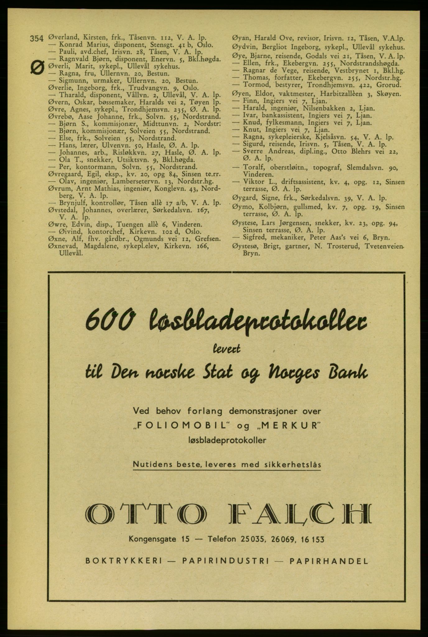 Aker adressebok/adressekalender, PUBL/001/A/006: Aker adressebok, 1937-1938, p. 354