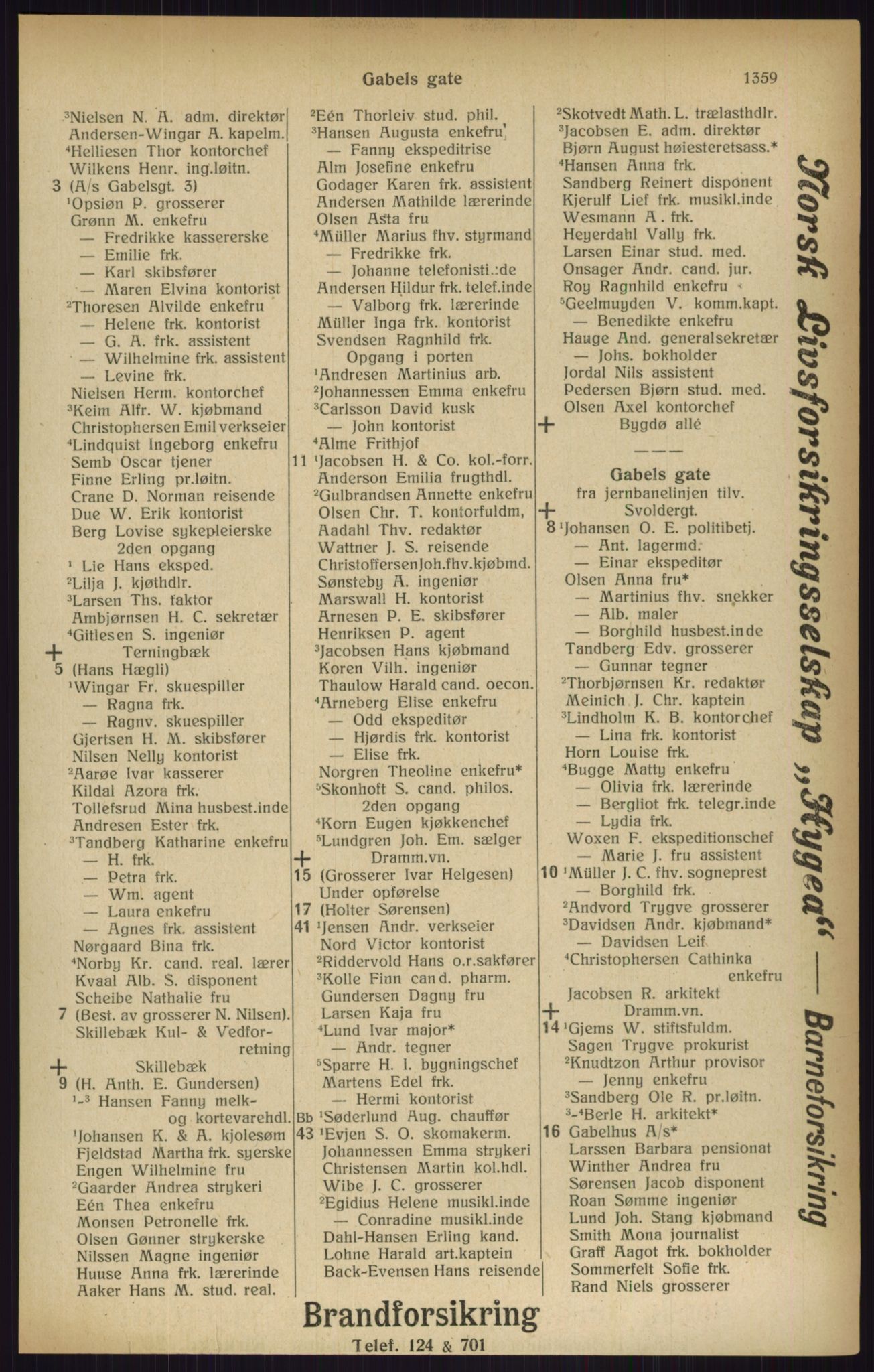Kristiania/Oslo adressebok, PUBL/-, 1916, p. 1359