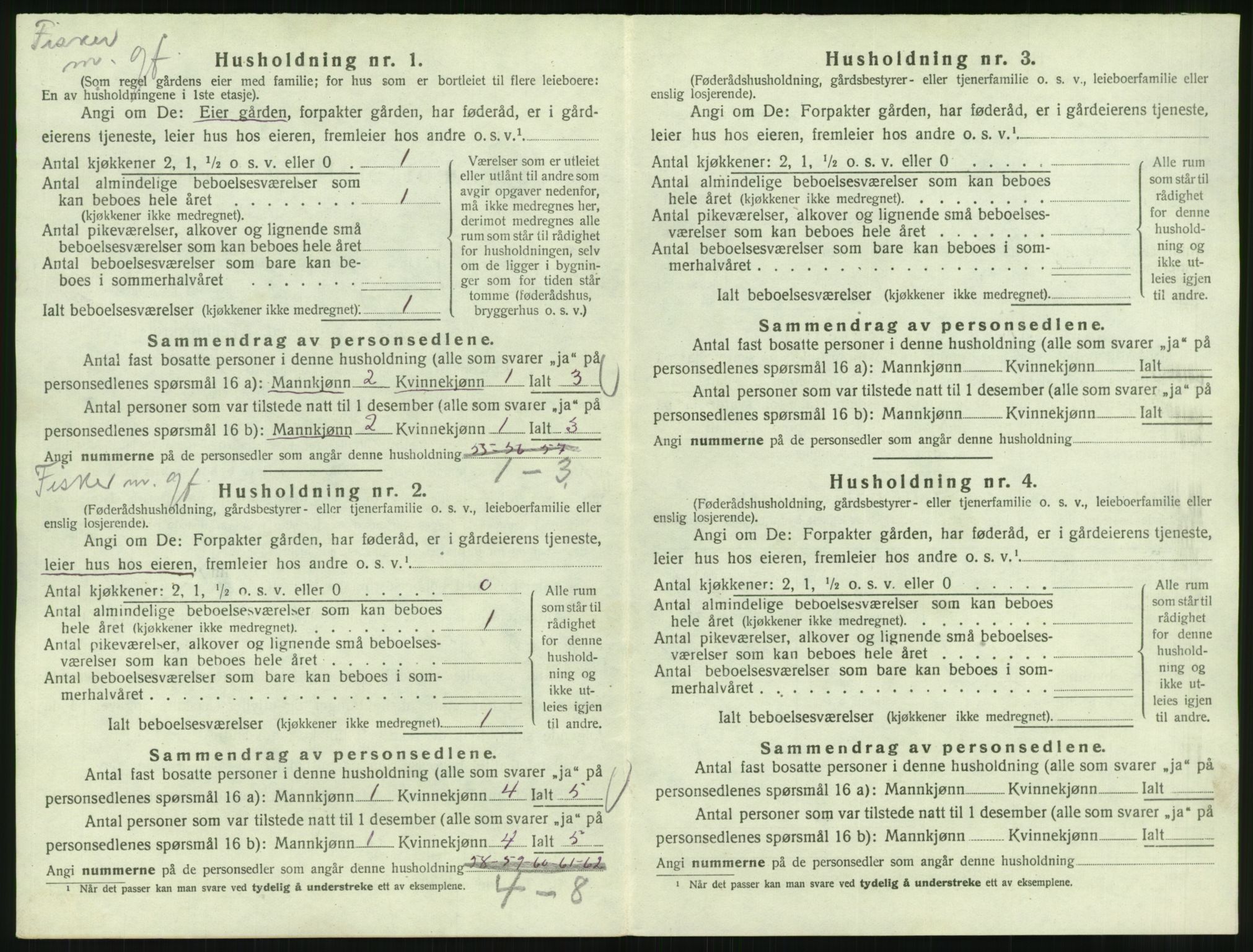 SAT, 1920 census for Kjerringøy, 1920, p. 320