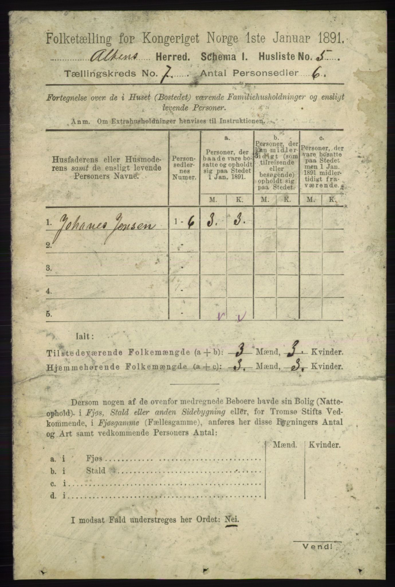 RA, 1891 census for 2012 Alta, 1891, p. 2044