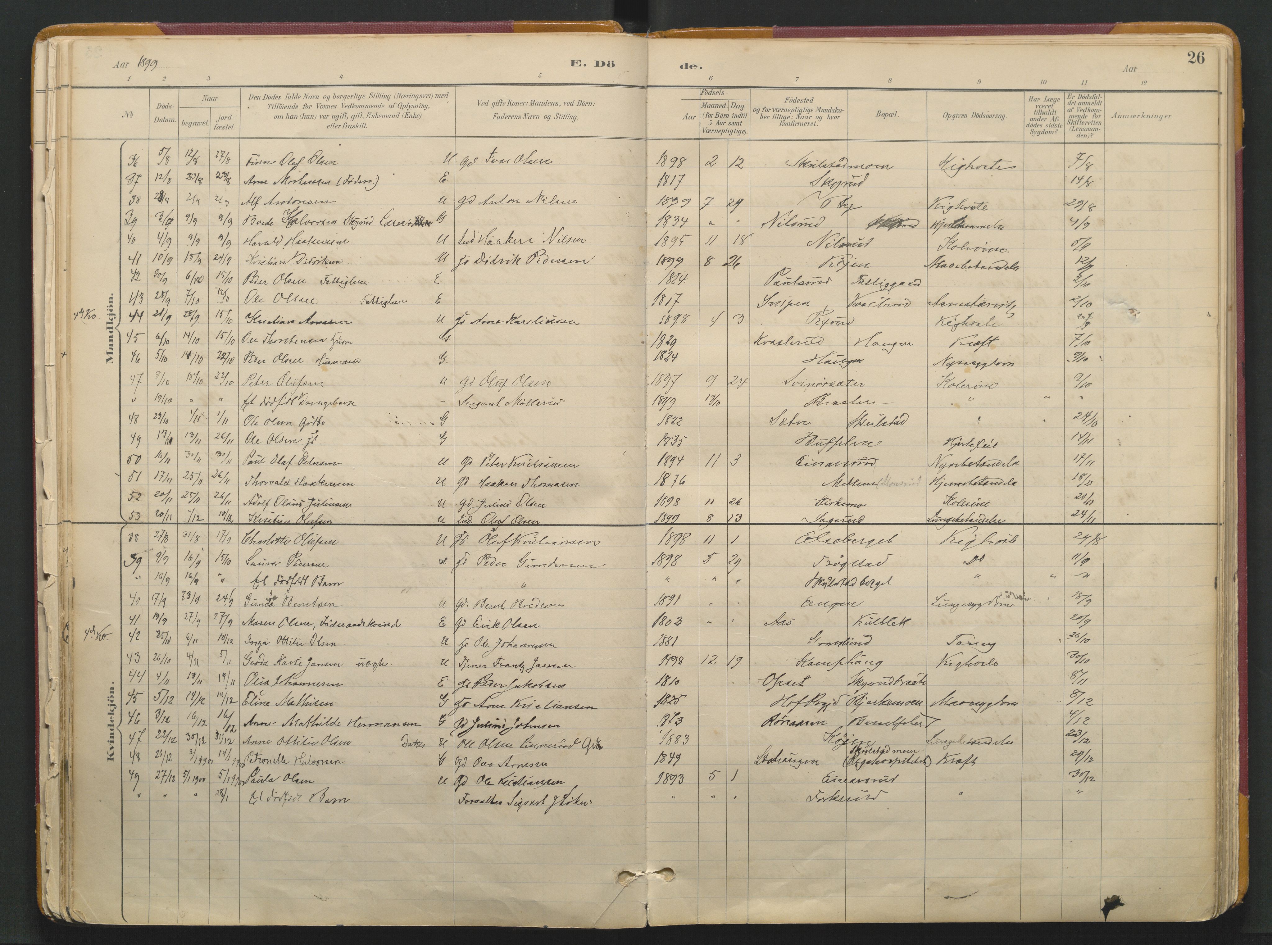 Grue prestekontor, SAH/PREST-036/H/Ha/Haa/L0017: Parish register (official) no. 17, 1892-1936, p. 26