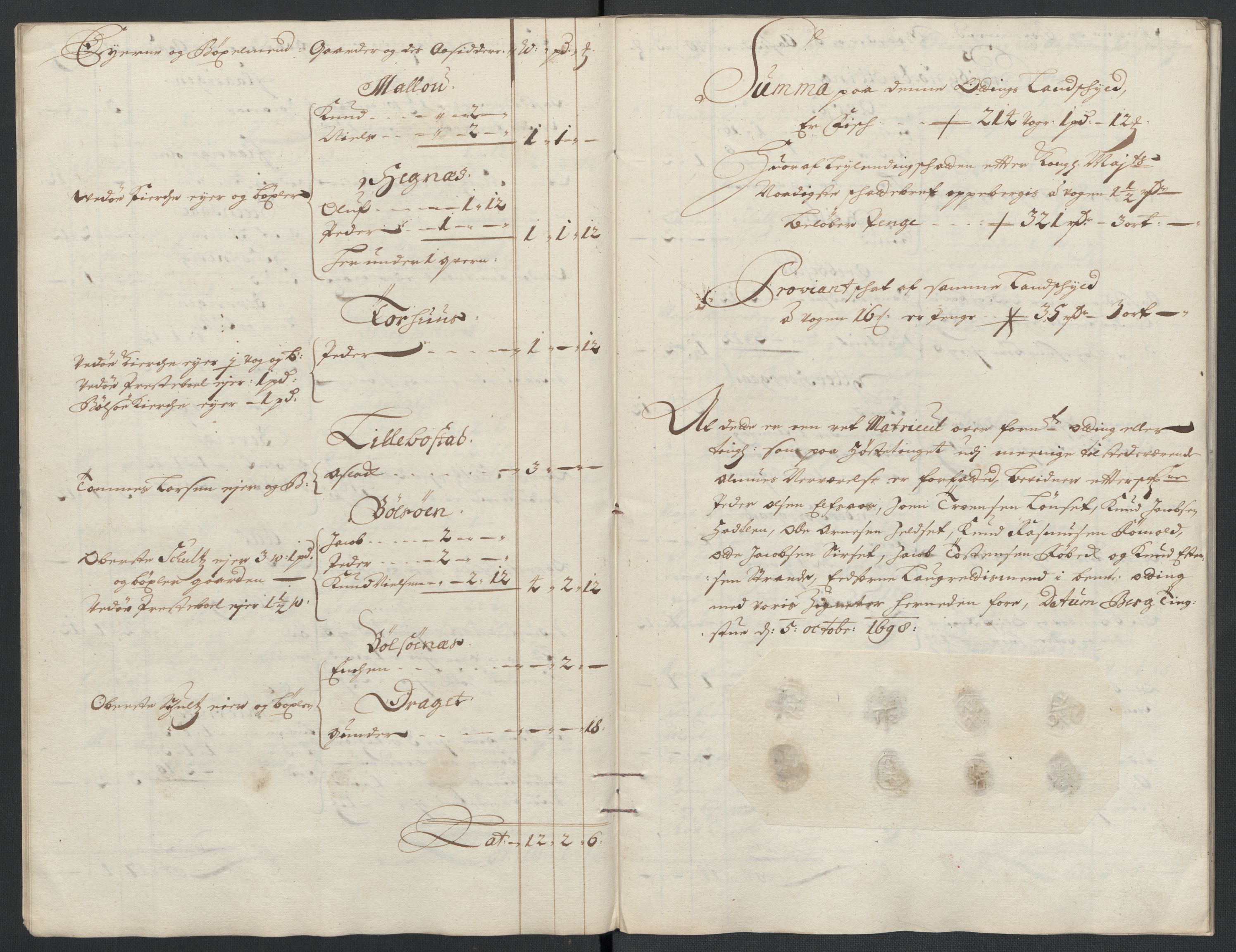 Rentekammeret inntil 1814, Reviderte regnskaper, Fogderegnskap, RA/EA-4092/R55/L3653: Fogderegnskap Romsdal, 1697-1698, p. 251