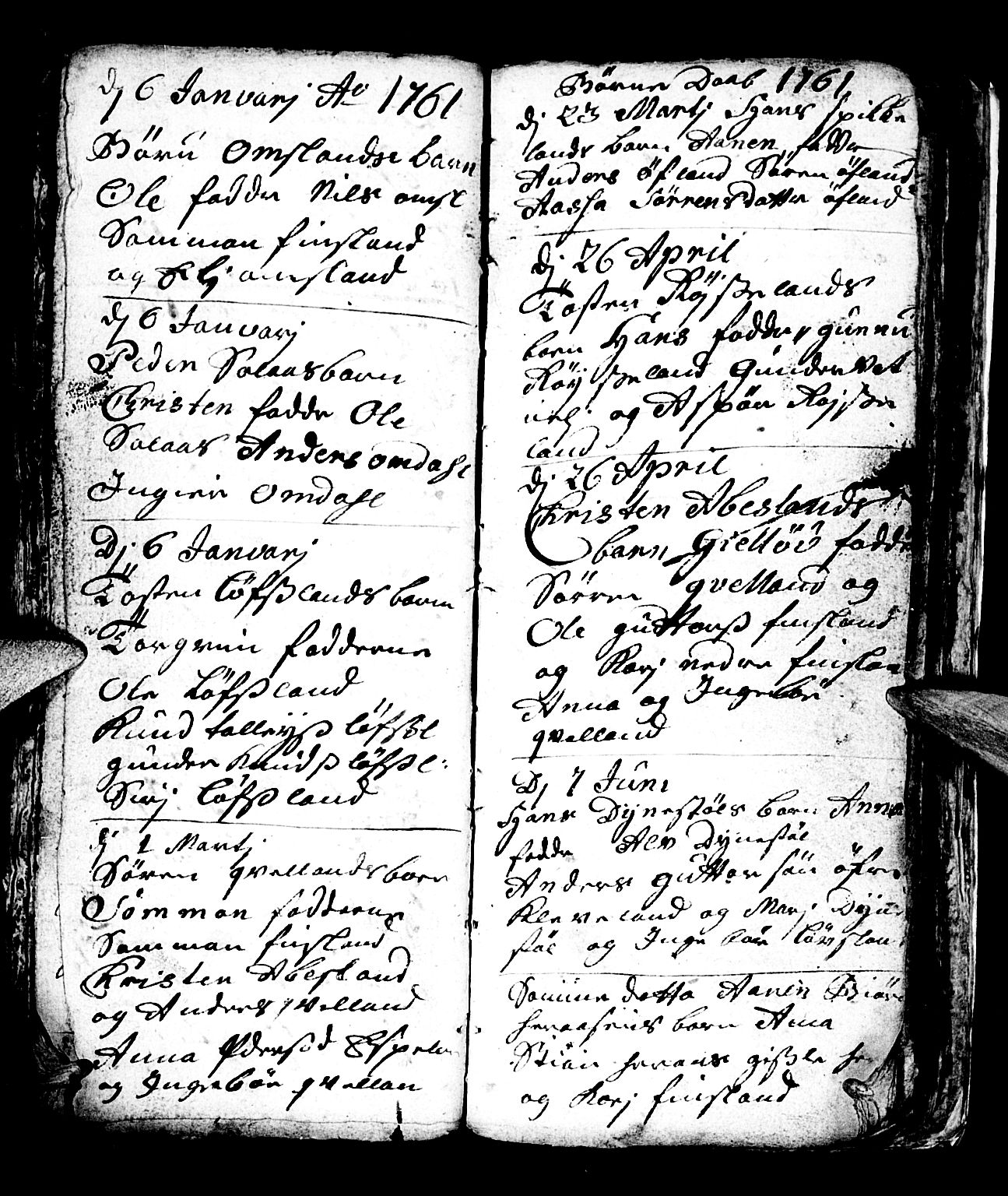 Bjelland sokneprestkontor, SAK/1111-0005/F/Fb/Fbb/L0001: Parish register (copy) no. B 1, 1732-1782, p. 60