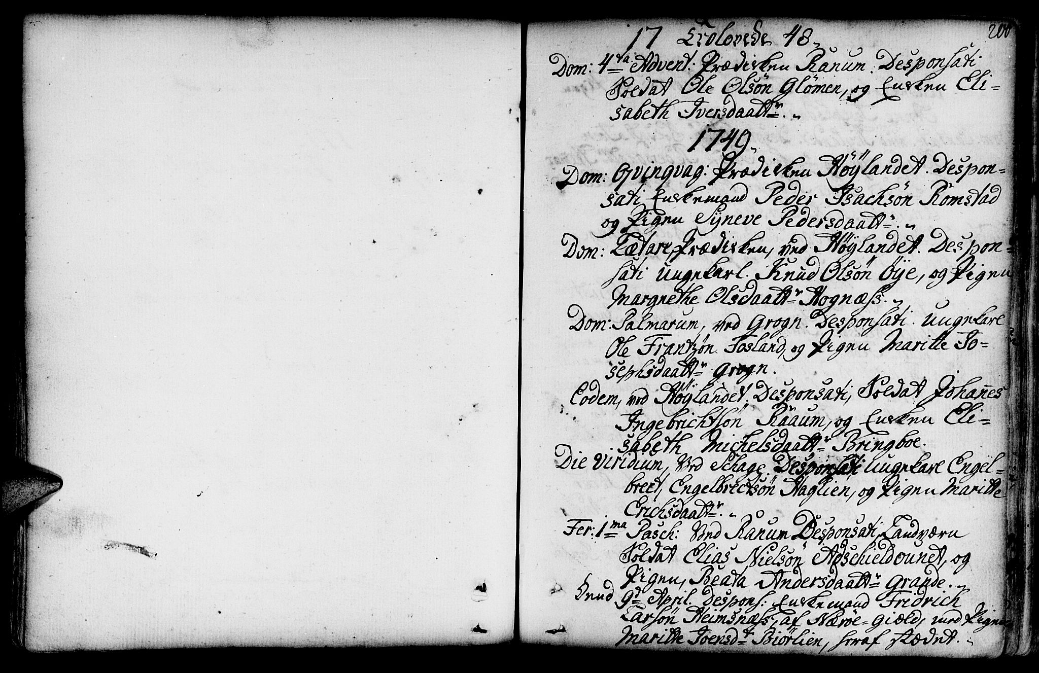 Ministerialprotokoller, klokkerbøker og fødselsregistre - Nord-Trøndelag, SAT/A-1458/764/L0542: Parish register (official) no. 764A02, 1748-1779, p. 200
