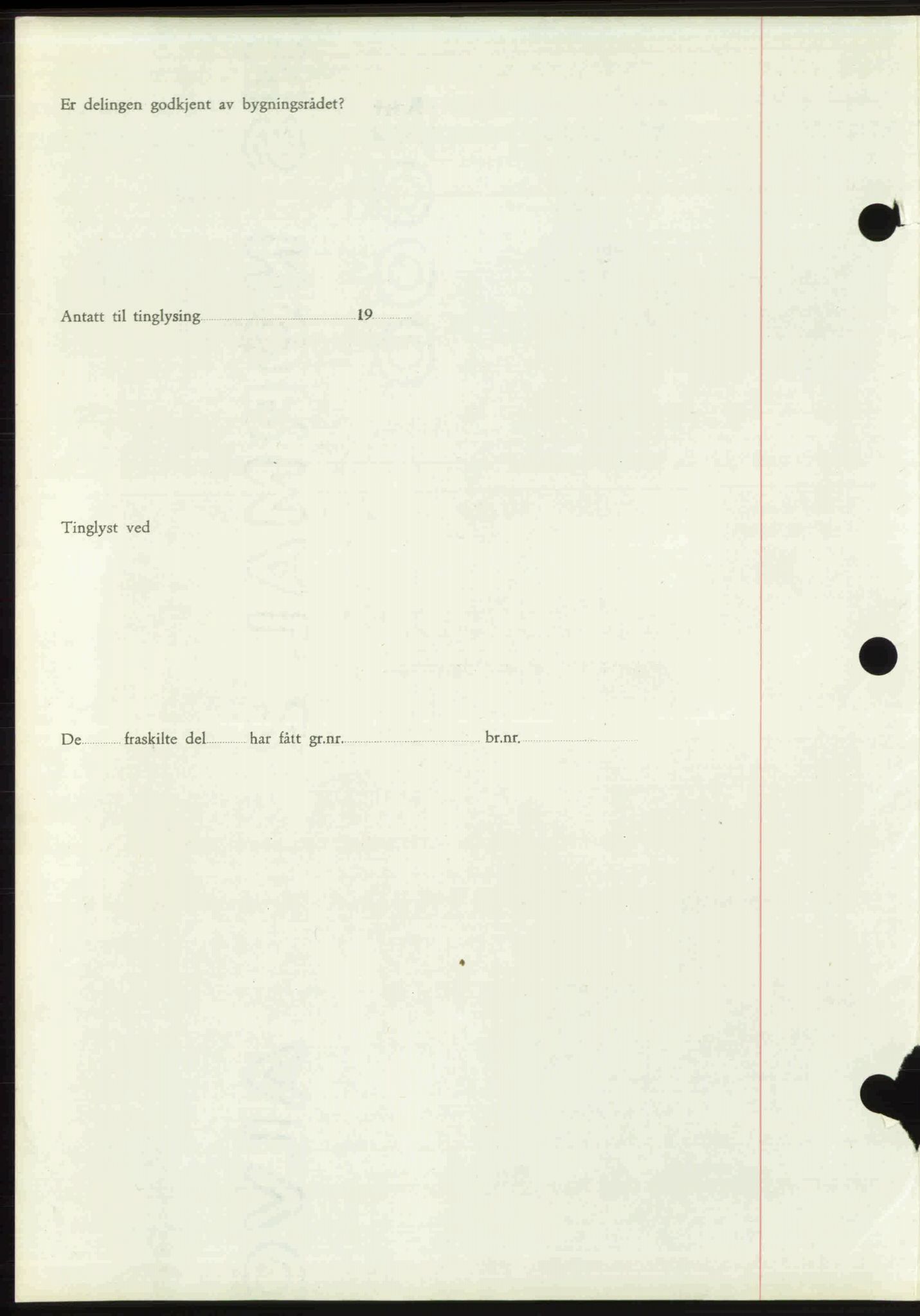 Toten tingrett, SAH/TING-006/H/Hb/Hbc/L0020: Mortgage book no. Hbc-20, 1948-1948, Diary no: : 3495/1948