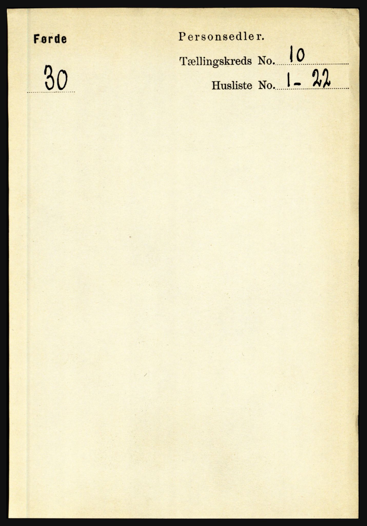 RA, 1891 census for 1432 Førde, 1891, p. 3666